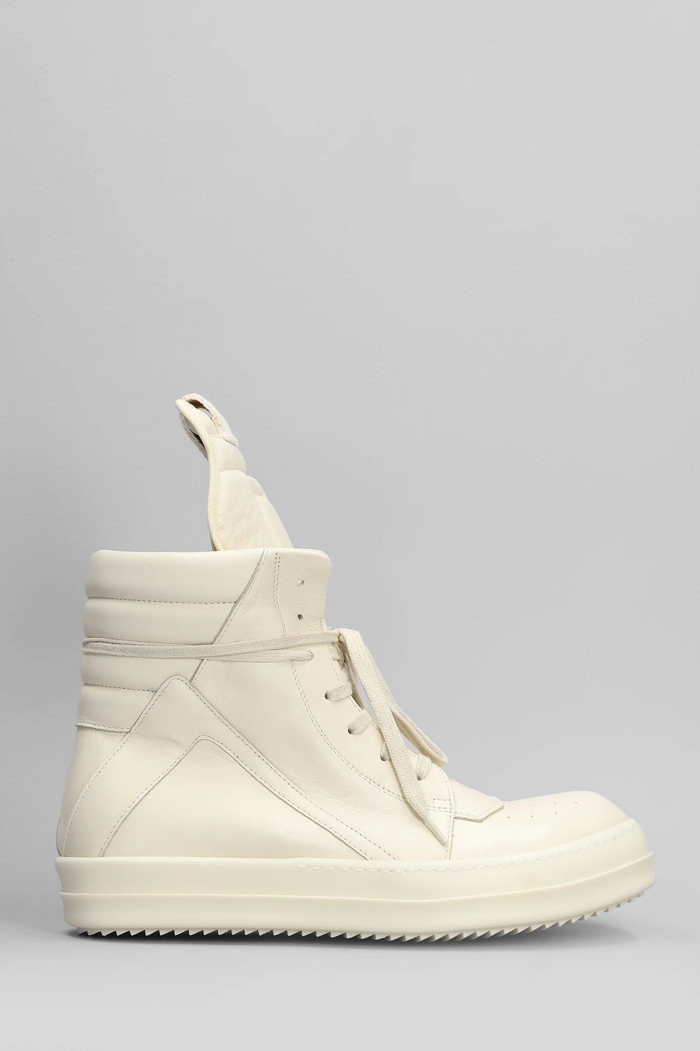Geobasket Sneakers in beige leather