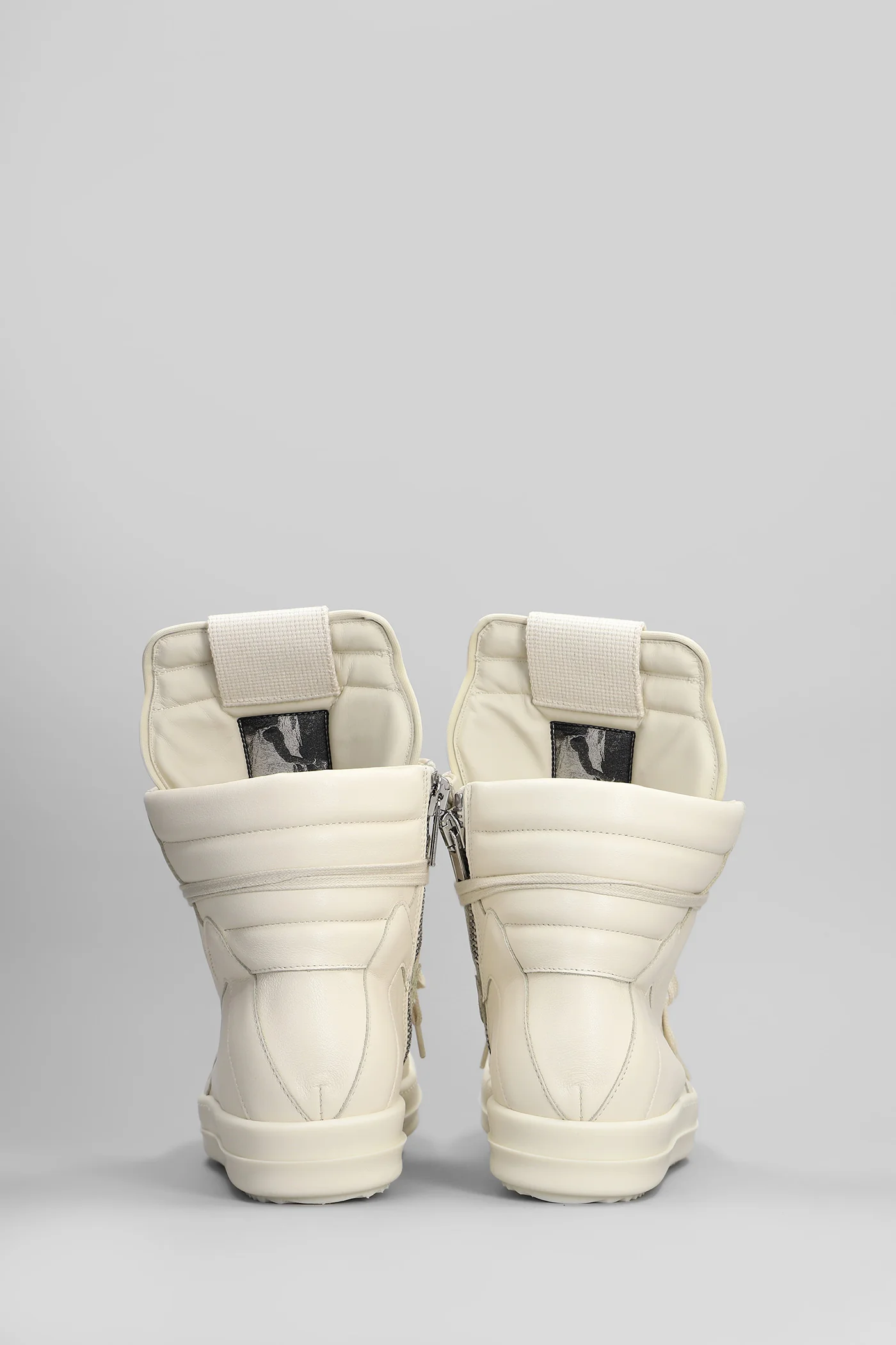 Geobasket Sneakers in beige leather - Image 4