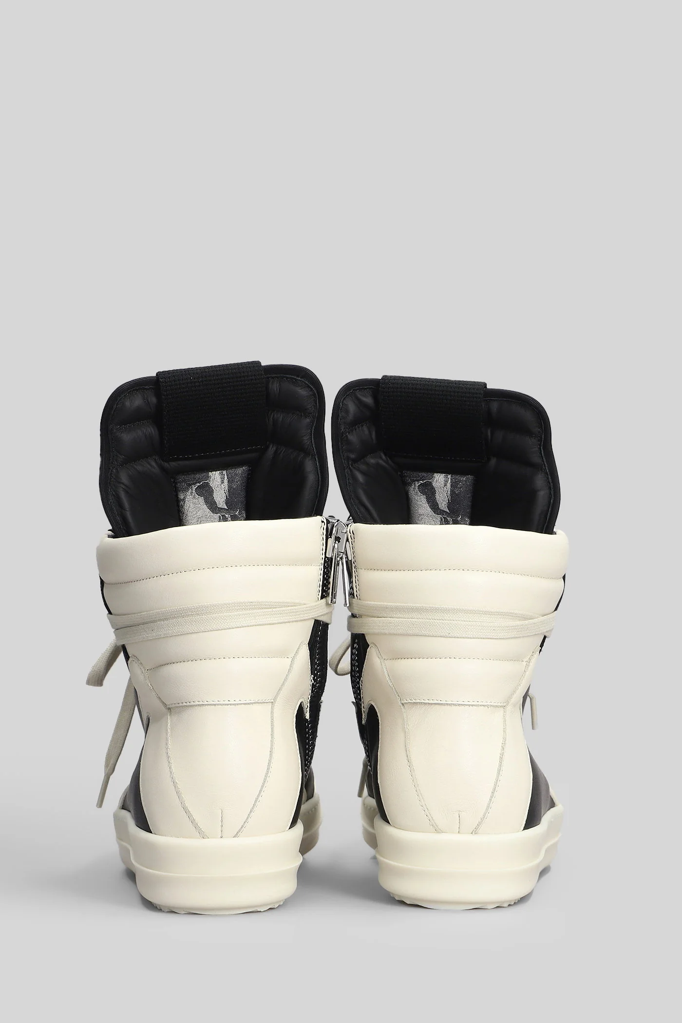 Geobasket Sneakers in black leather - Image 4