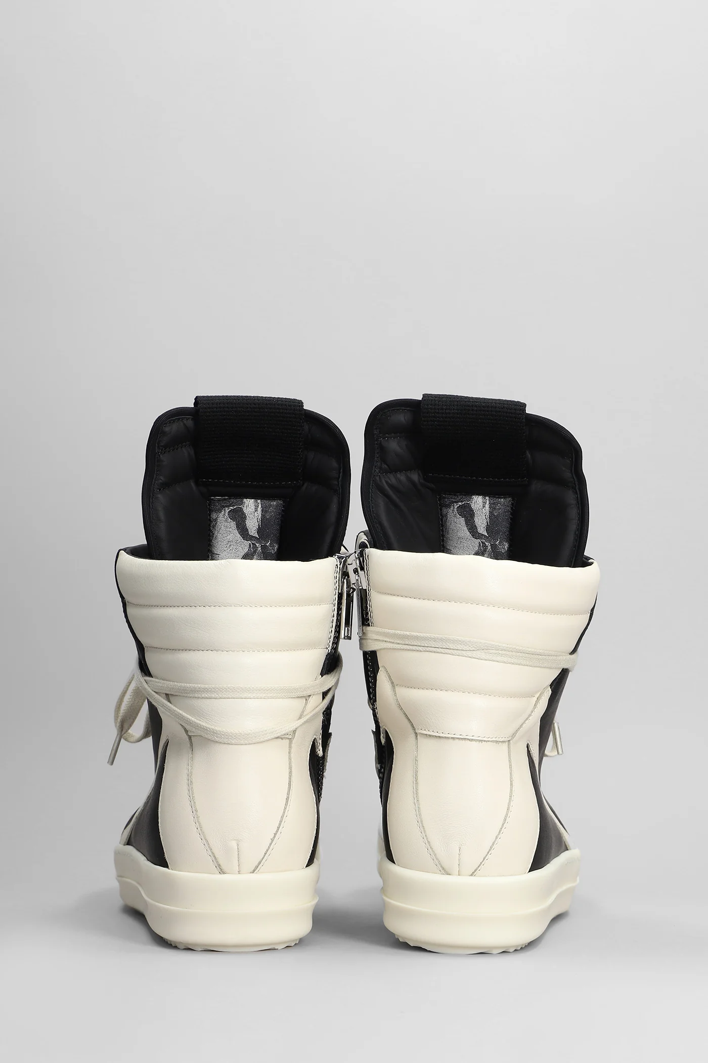 Geobasket Sneakers in black leather - Image 4