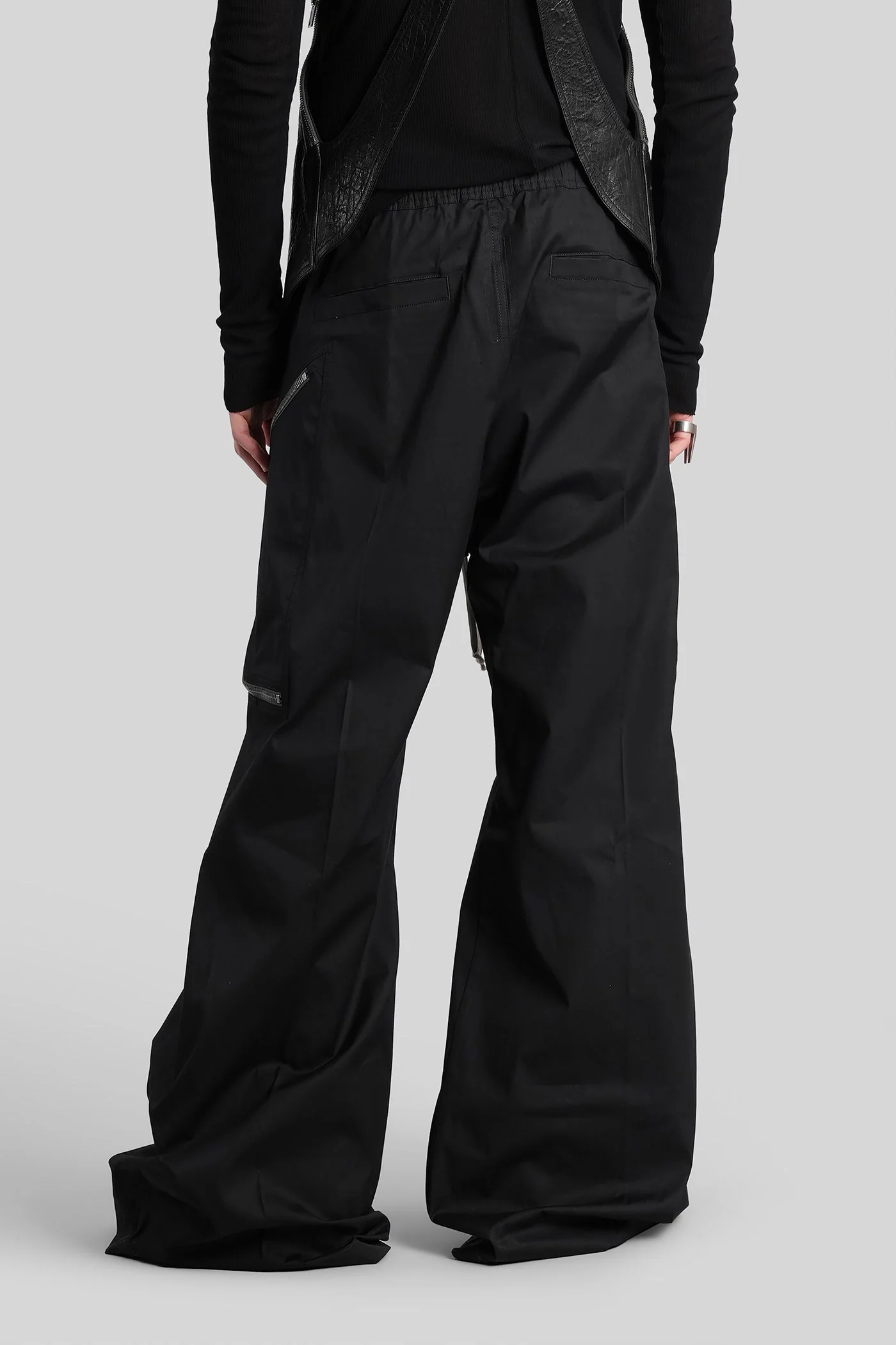 Heizer belas Pants in black cotton - Image 3