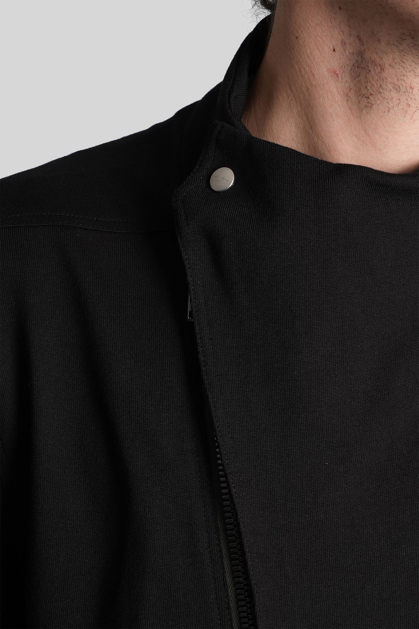 Hollywood flight Sweatshirt in black cotton - Image 5