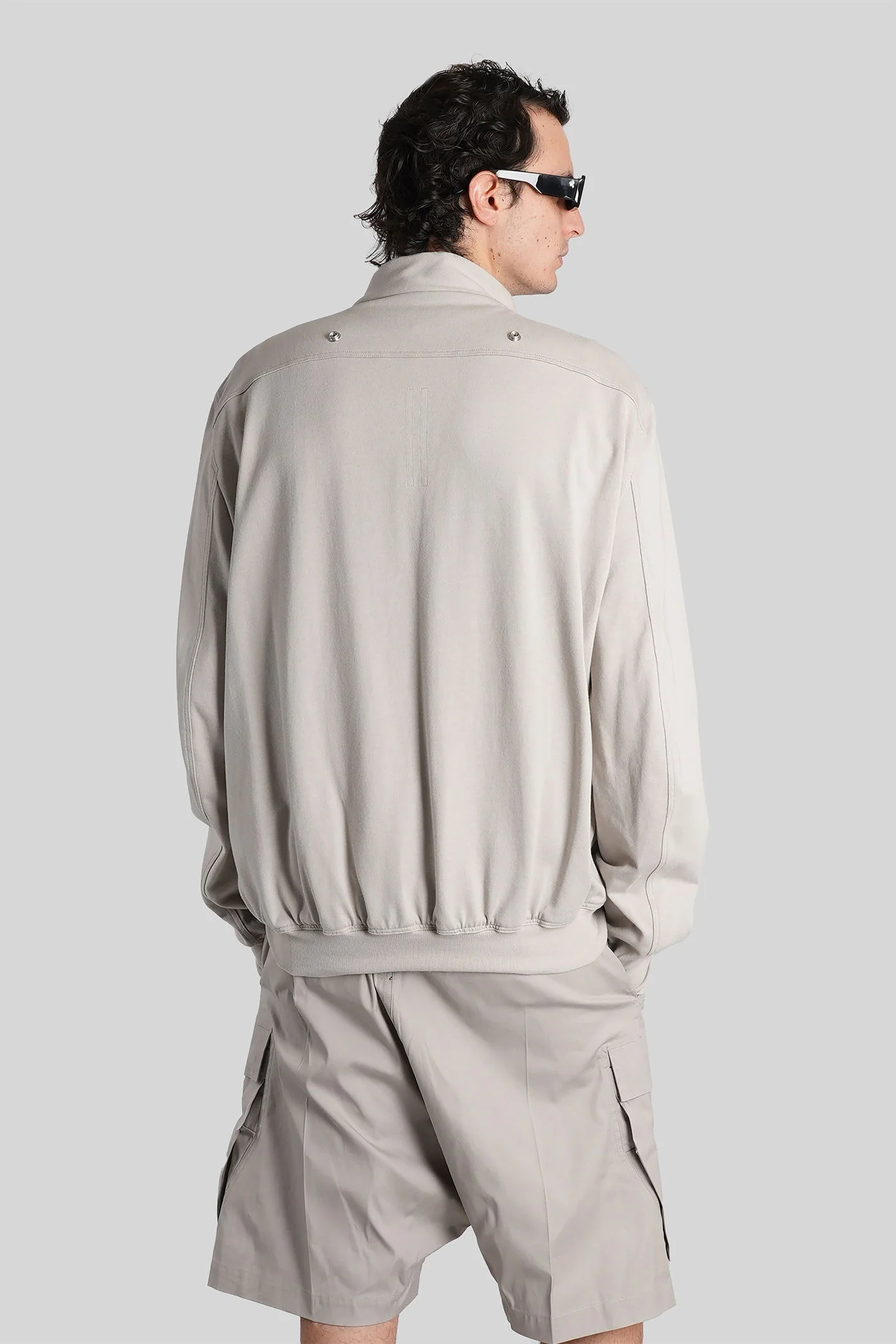 Hollywood flight Sweatshirt in grey cotton - Image 3