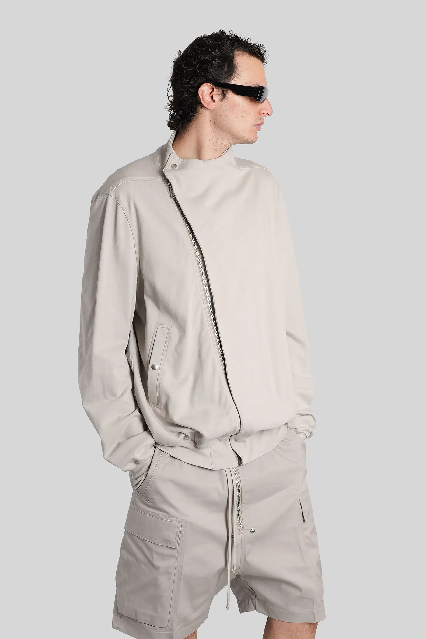 Hollywood flight Sweatshirt in grey cotton - Image 4