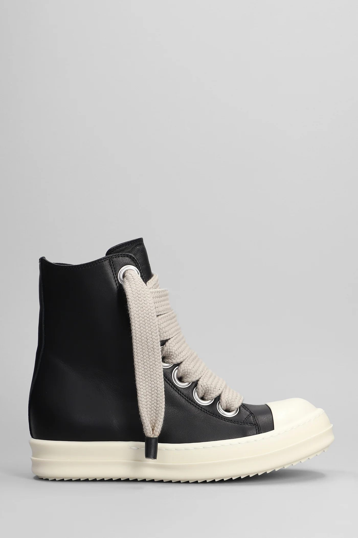 Jumbo laced sneakers Sneakers in black leather