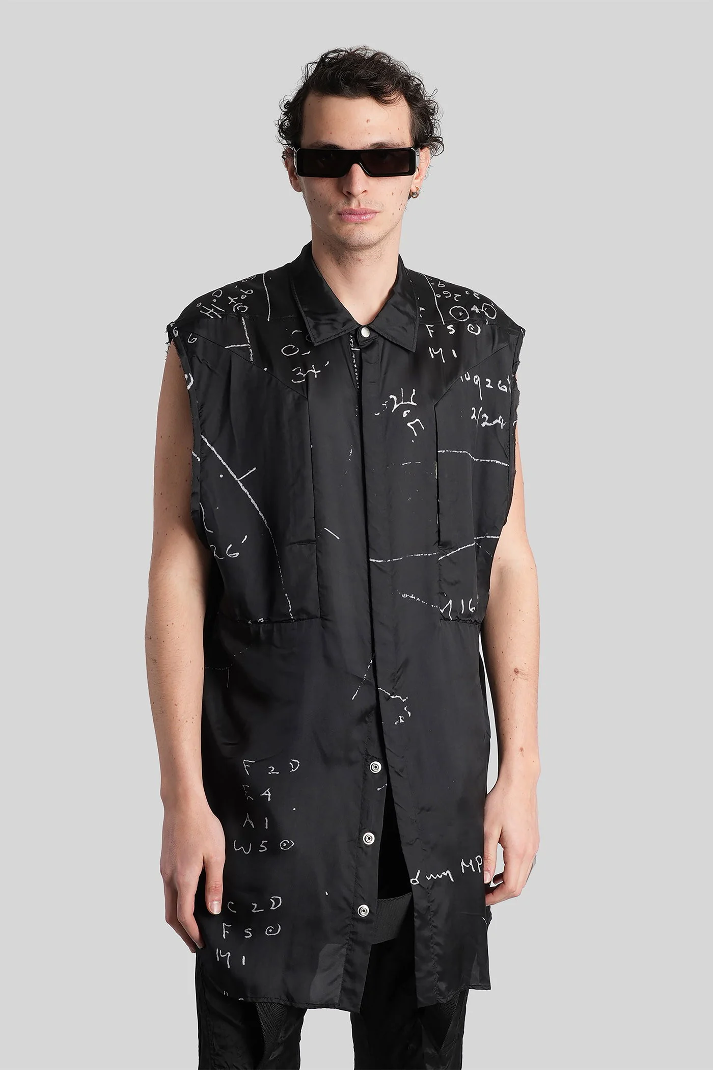 Jumbo sl outershirt Shirt in black viscose
