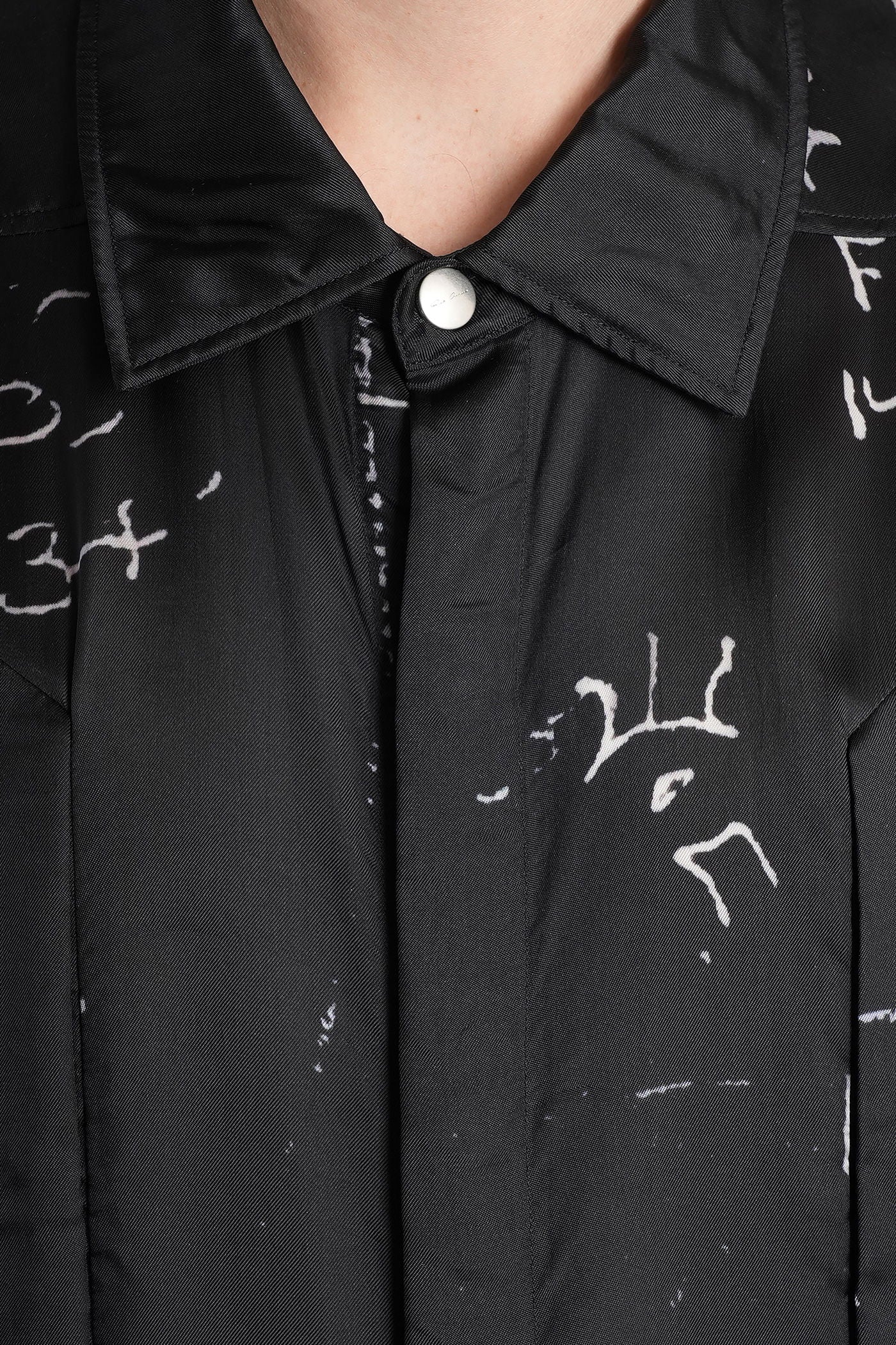 Jumbo sl outershirt Shirt in black viscose - Image 4