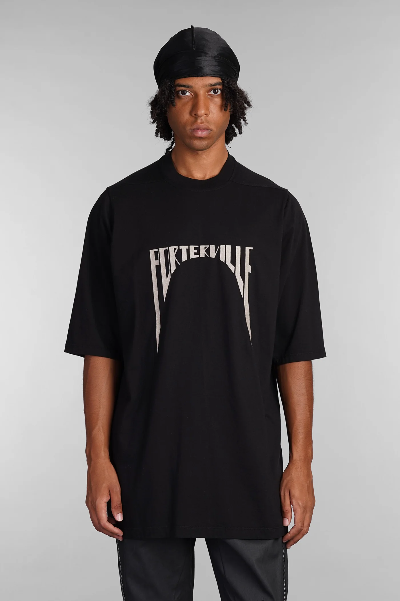 Jumbo ss t T-Shirt in black cotton