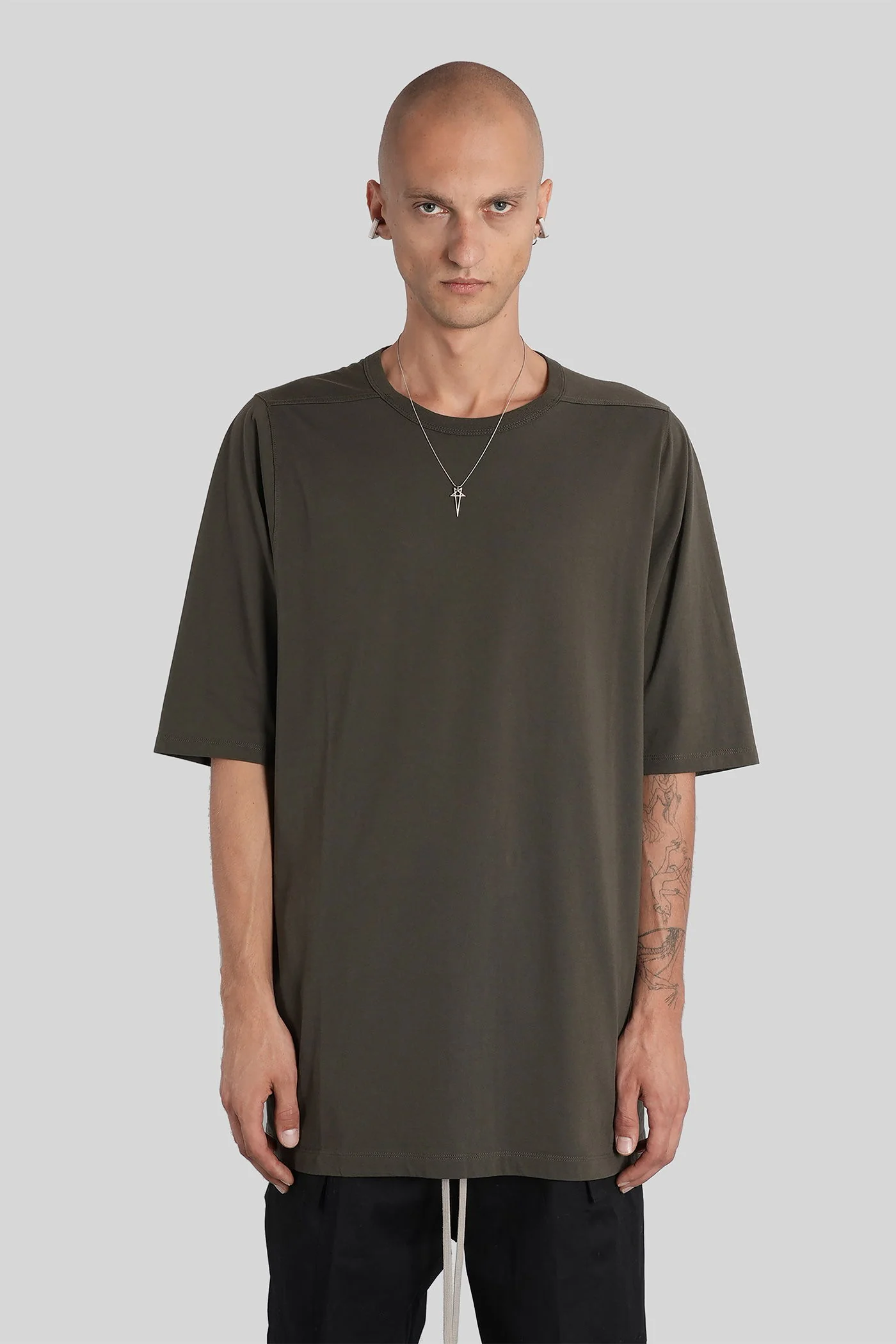 Jumbo ss t T-Shirt in green cotton