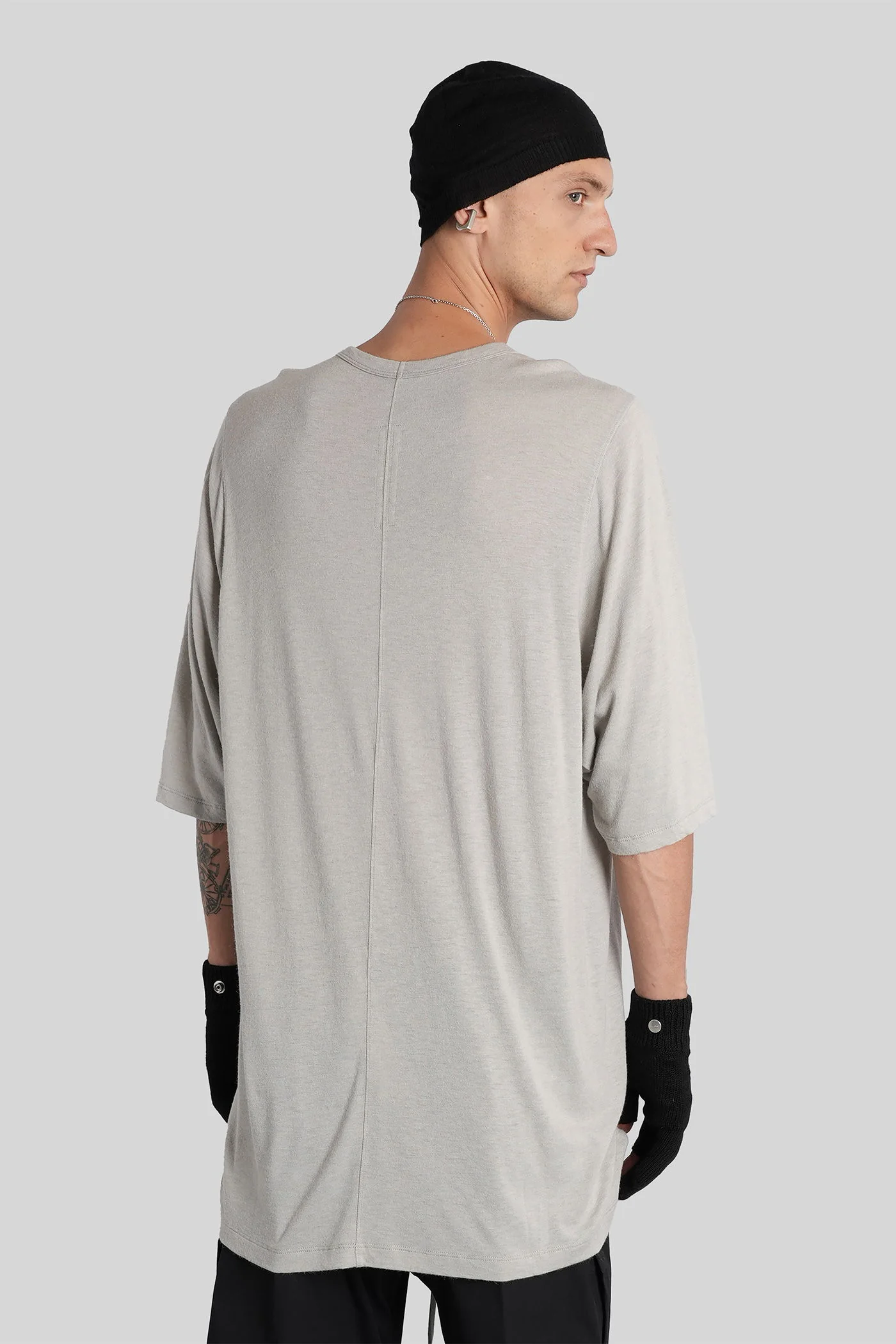 Jumbo ss t T-Shirt in grey viscose - Image 3