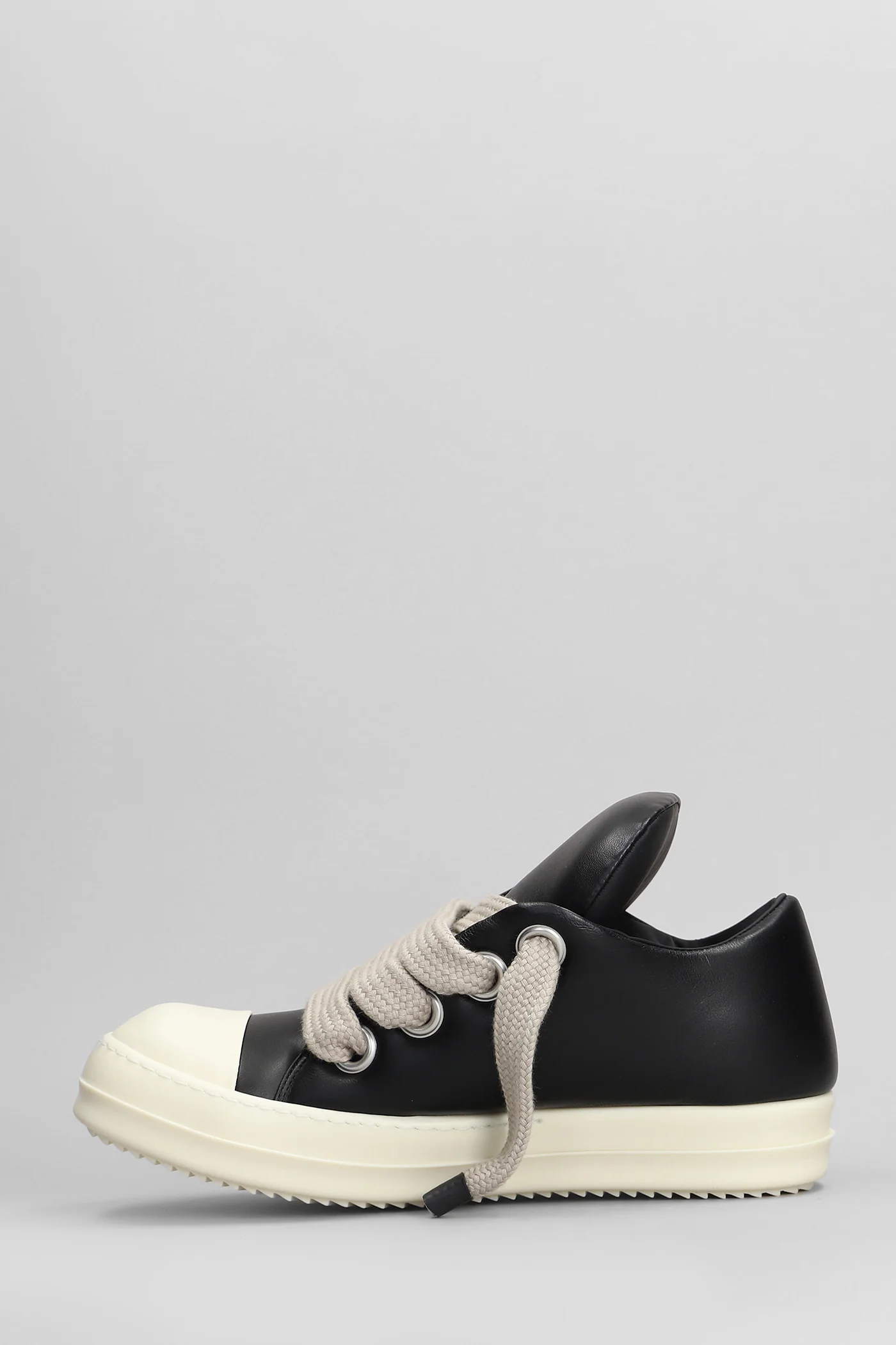 Jumbolaced low sneak Sneakers in black leather - Image 3