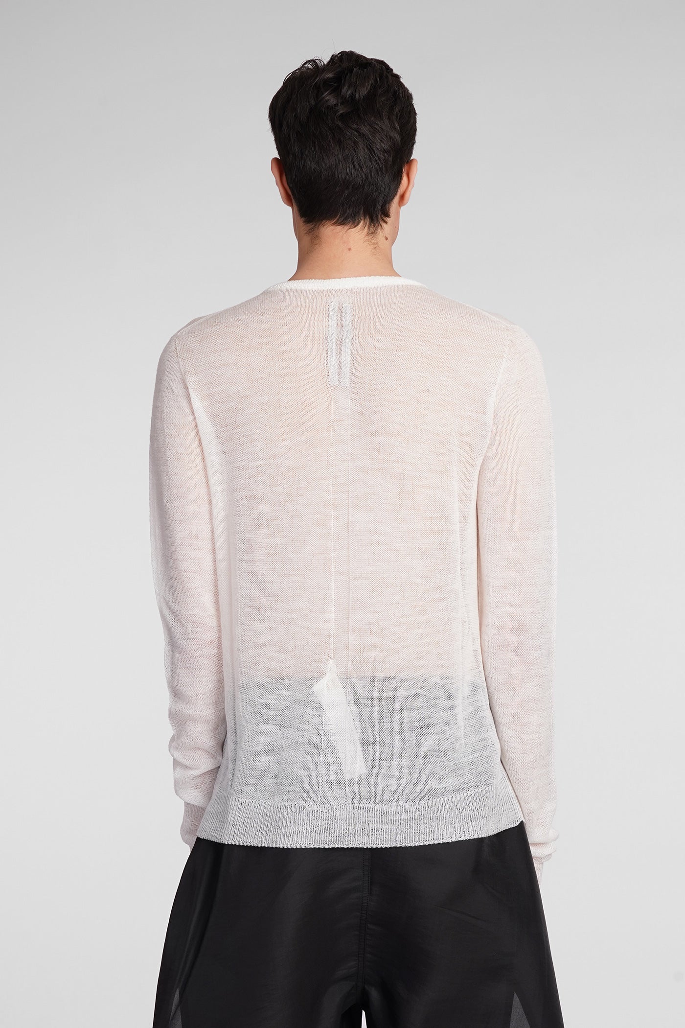 Knitwear in white wool - Image 3