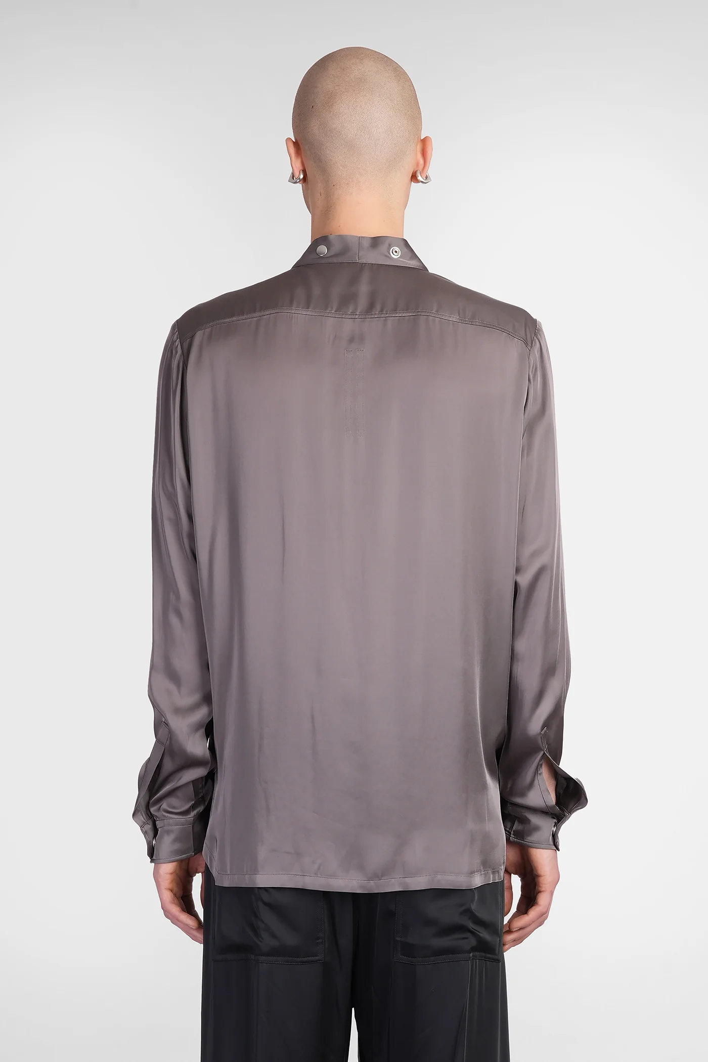 Larry fogpocket Shirt in grey acetate - Image 3