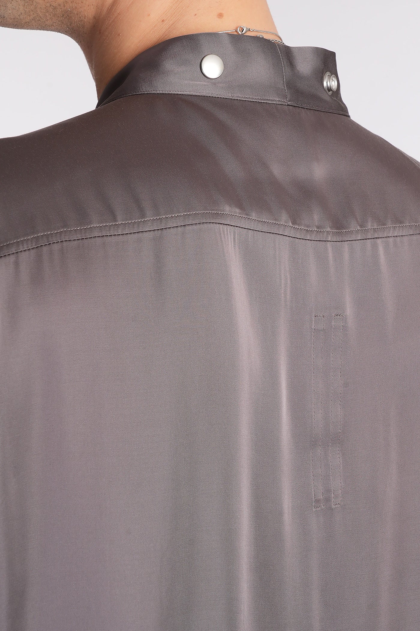 Larry fogpocket Shirt in grey acetate - Image 5