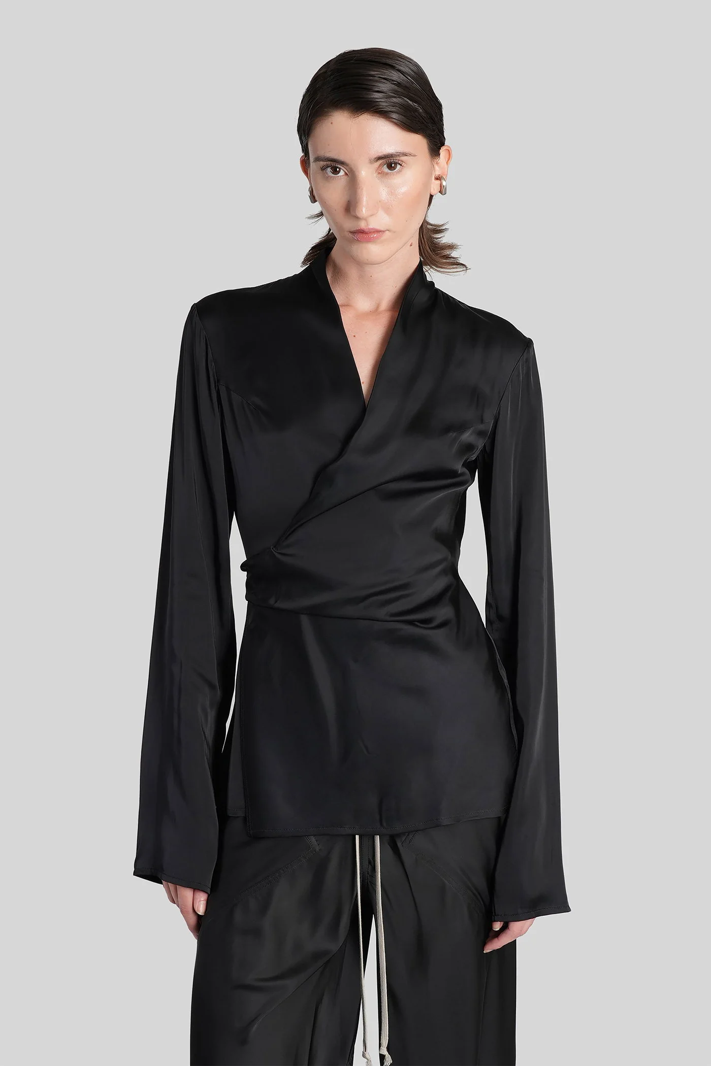 Laura sl top Topwear in black acetate
