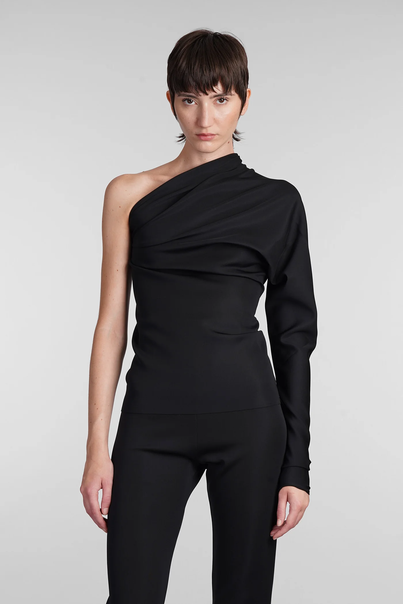 Diana top Topwear in black polyester