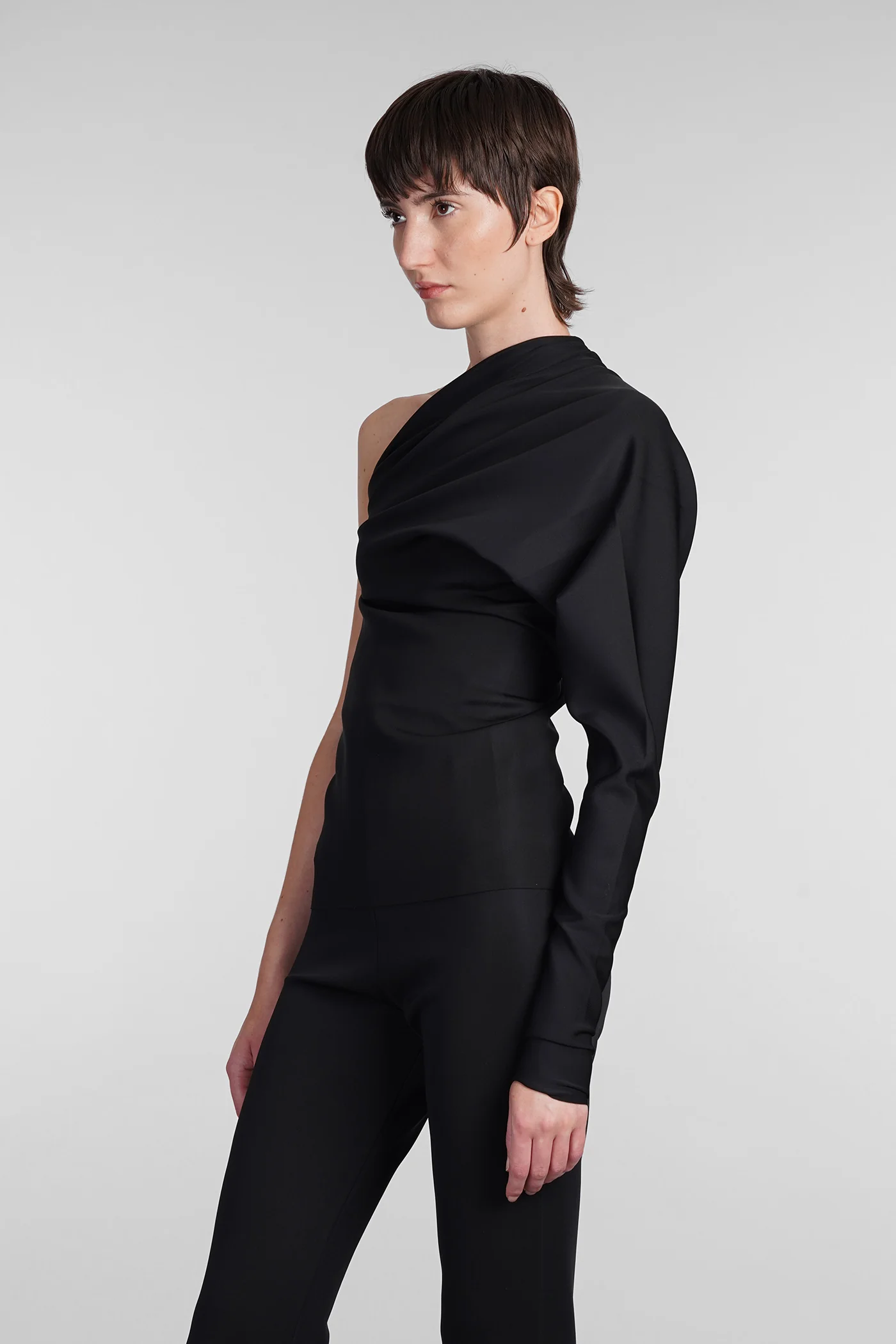 Diana top Topwear in black polyester - Image 4