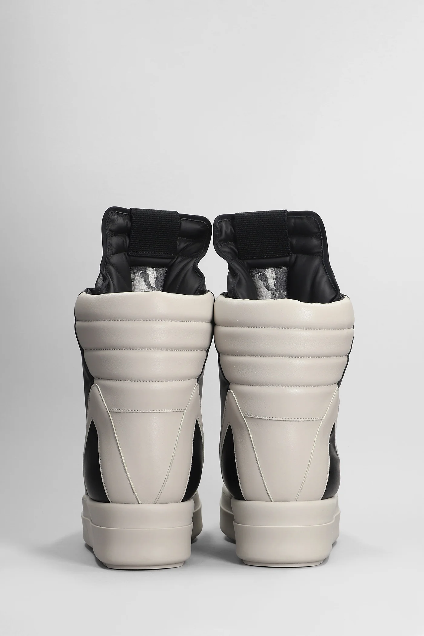 Mega geobasket Sneakers in black leather - Image 4