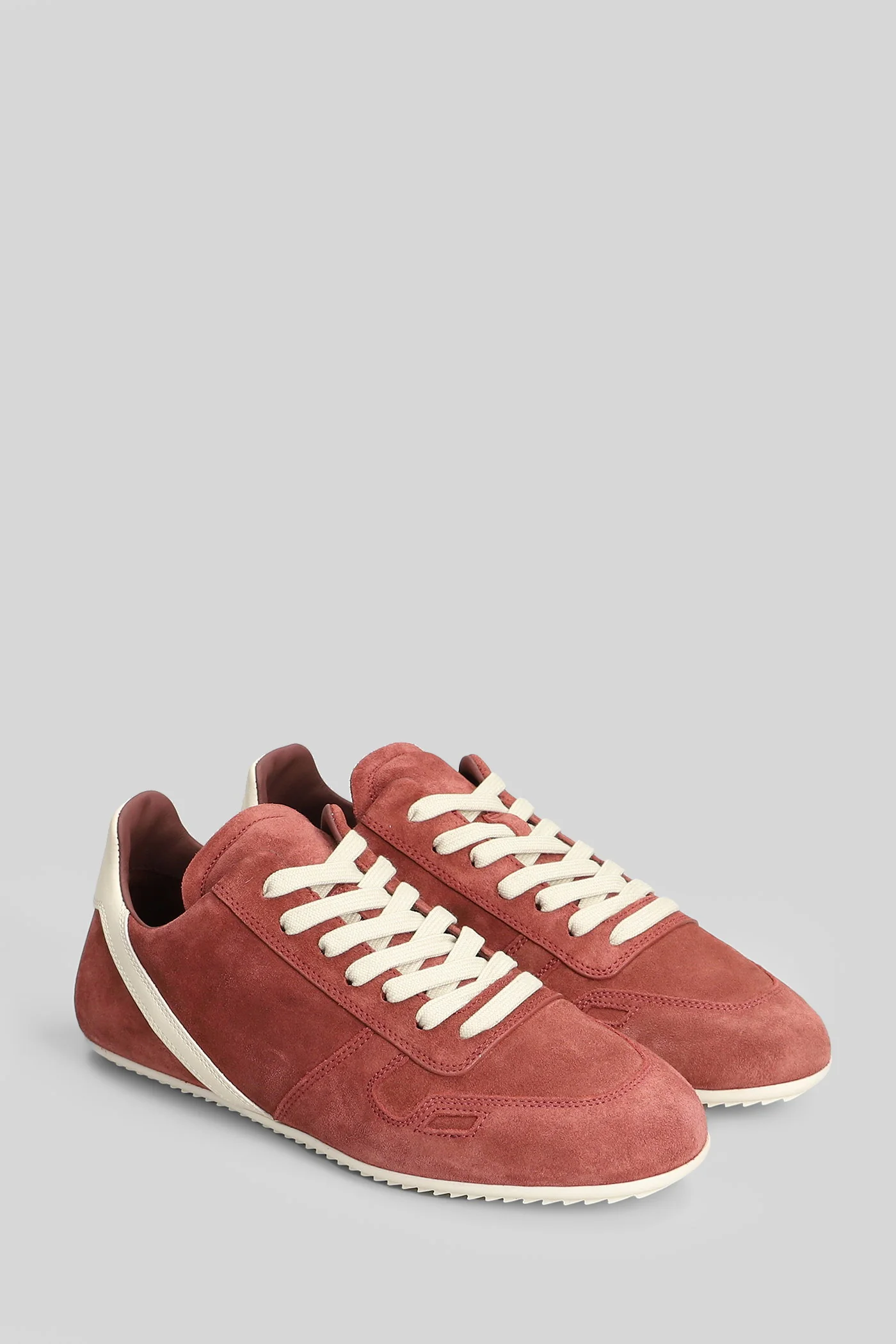 Minimal sneak Sneakers in rose-pink suede - Image 2