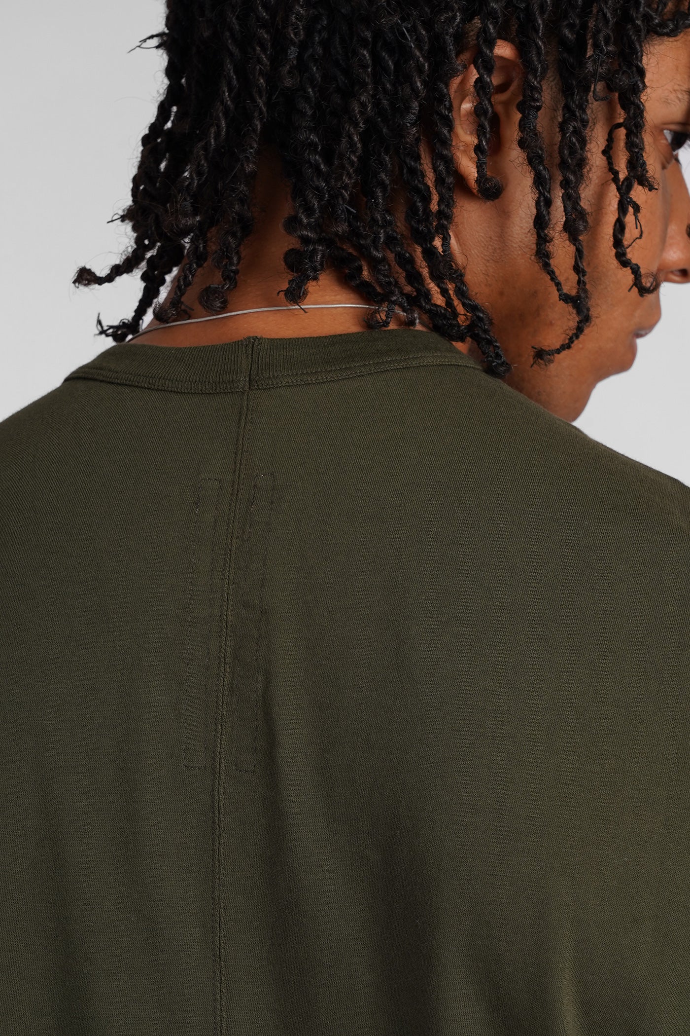 Short level t T-Shirt in green cotton - Image 5