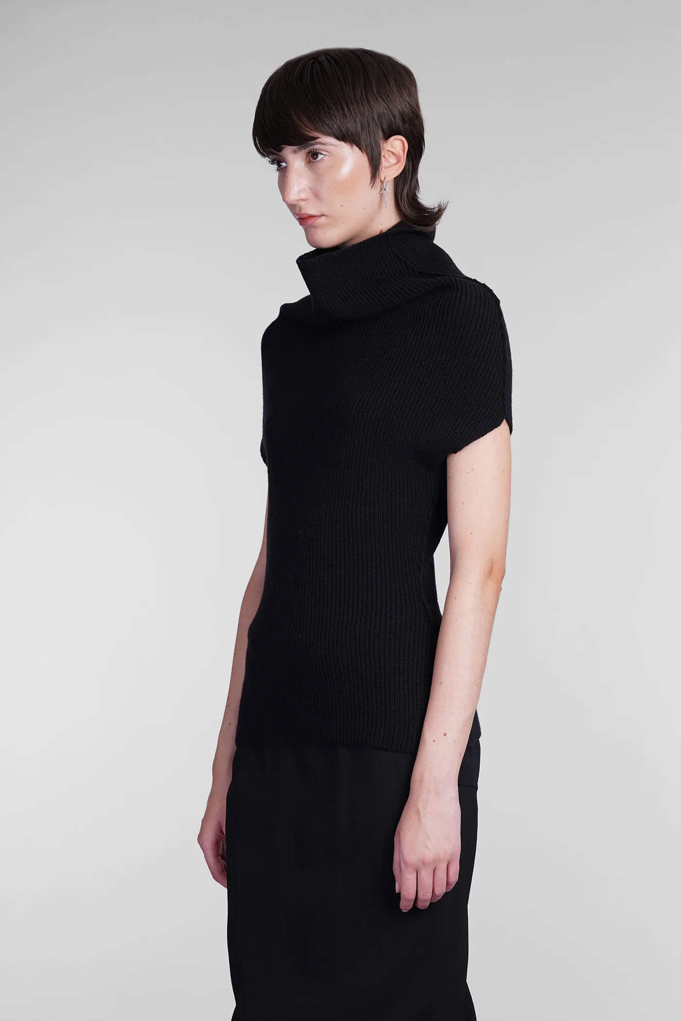 Sl crater Topwear in black wool - Image 4