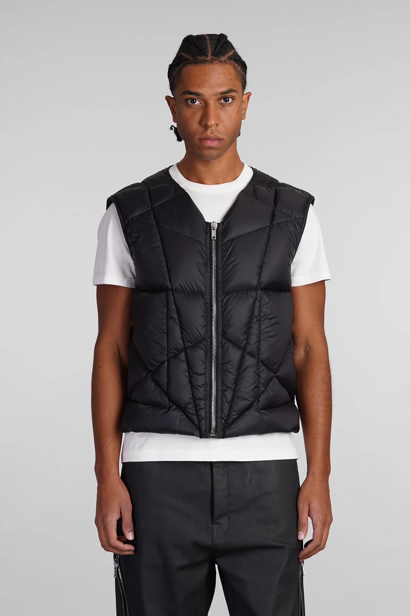 Sl liner puffer in black polyamide