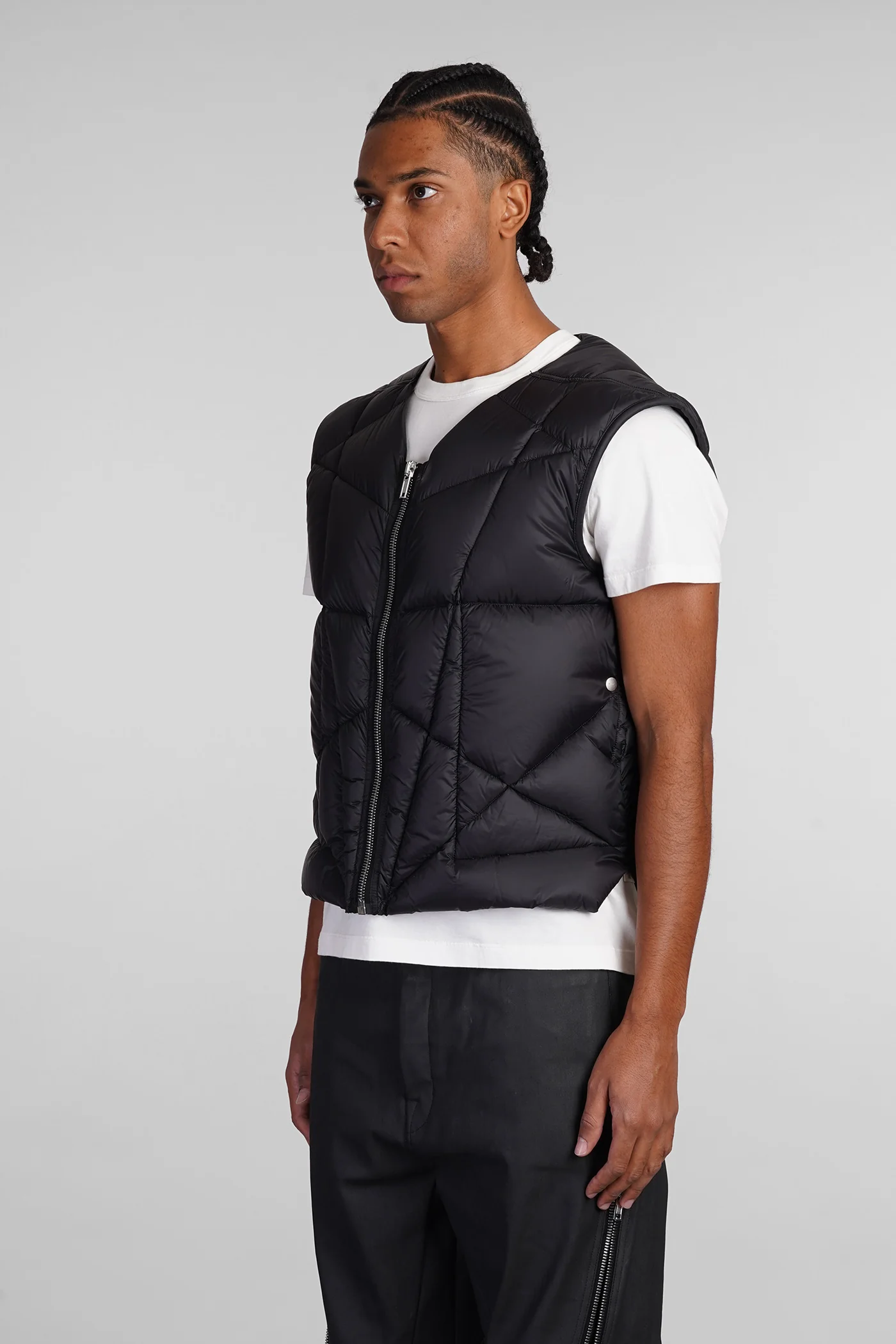 Sl liner puffer in black polyamide - Image 4