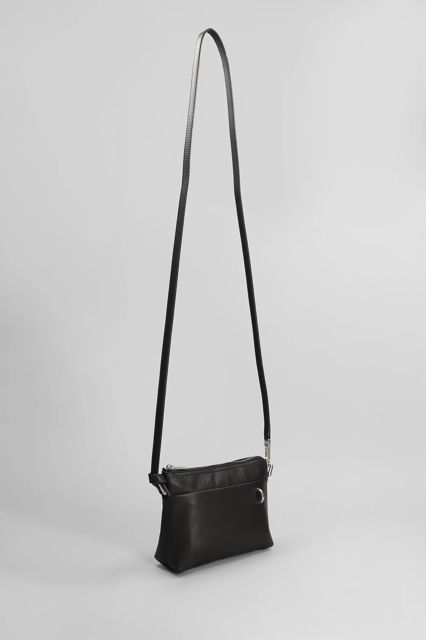 Small adri Shoulder bag in black leather - Image 5
