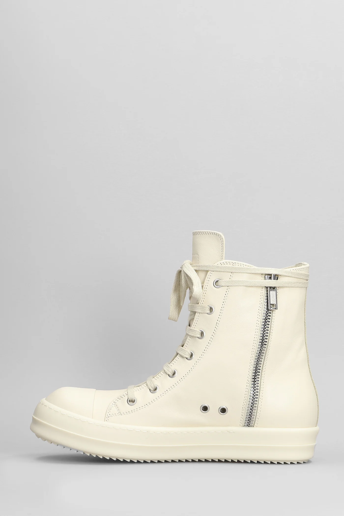 Sneakers Sneakers in beige leather - Image 3