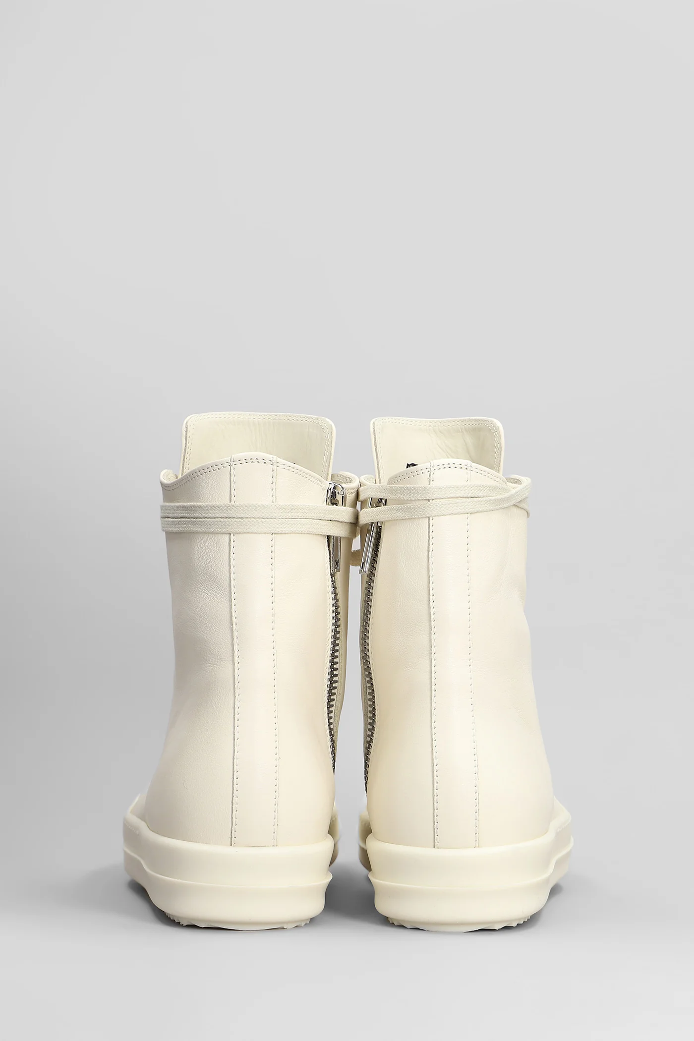 Sneakers Sneakers in beige leather - Image 4