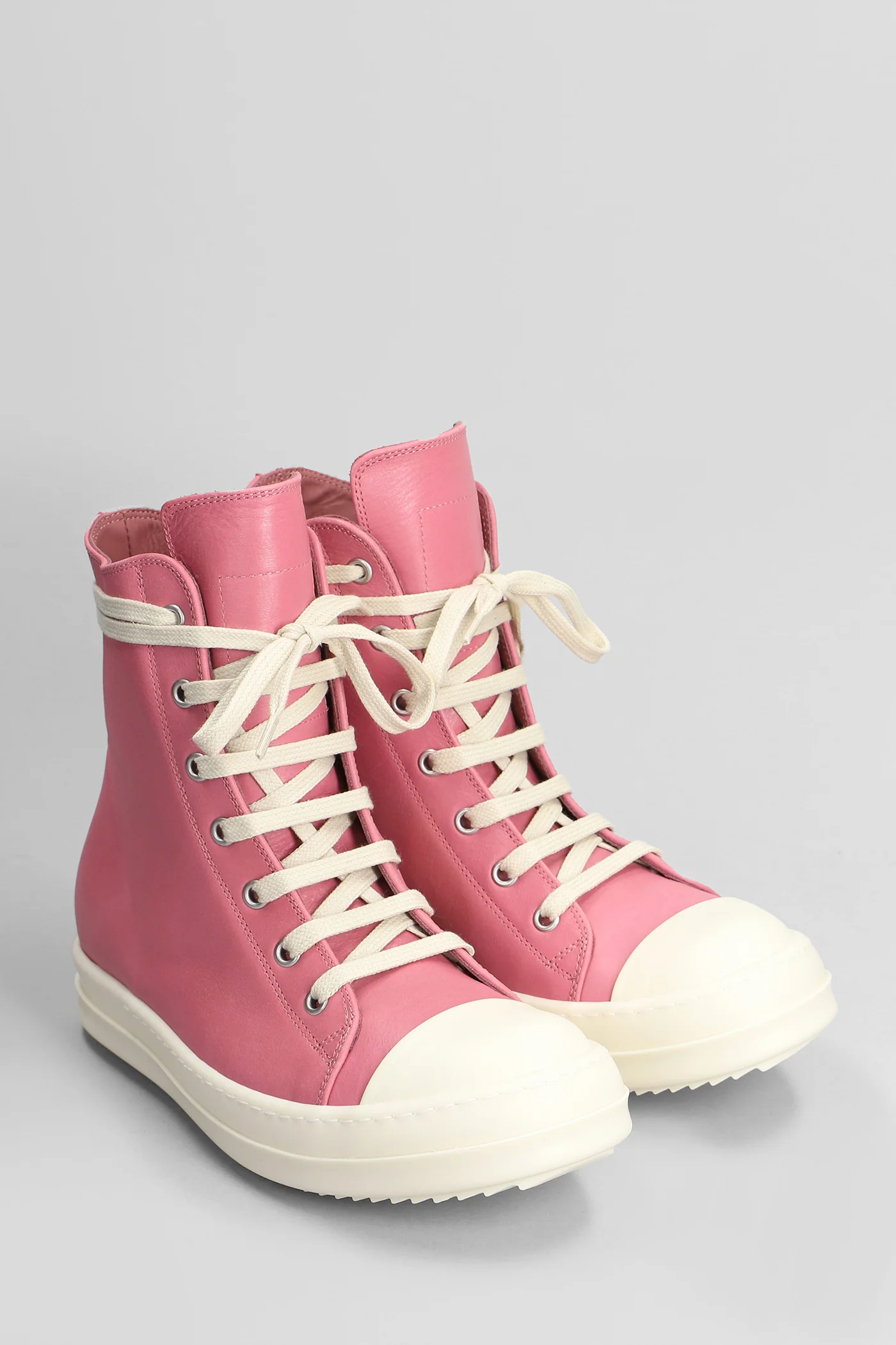 Sneakers Sneakers in rose-pink leather - Image 12