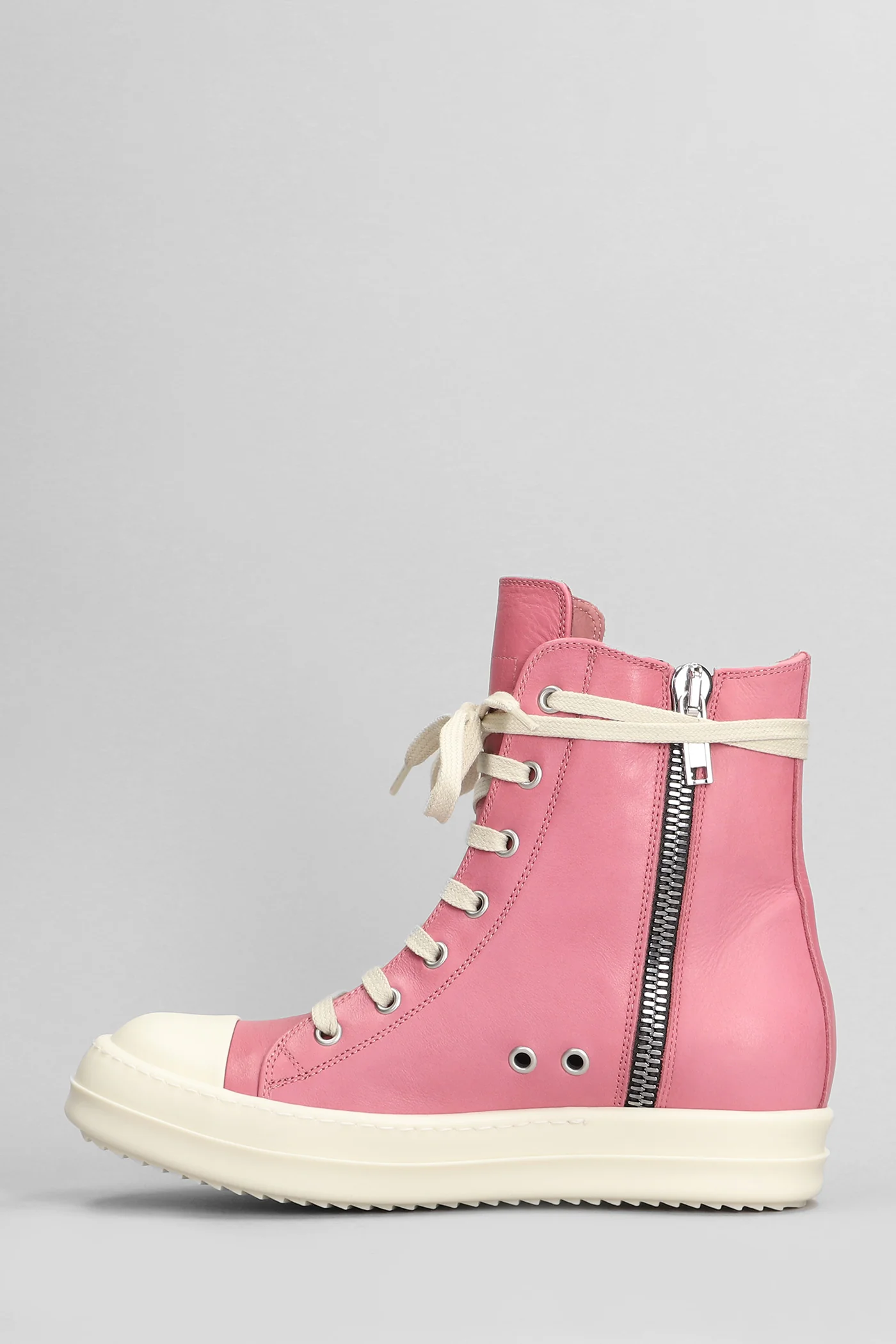 Sneakers Sneakers in rose-pink leather - Image 13