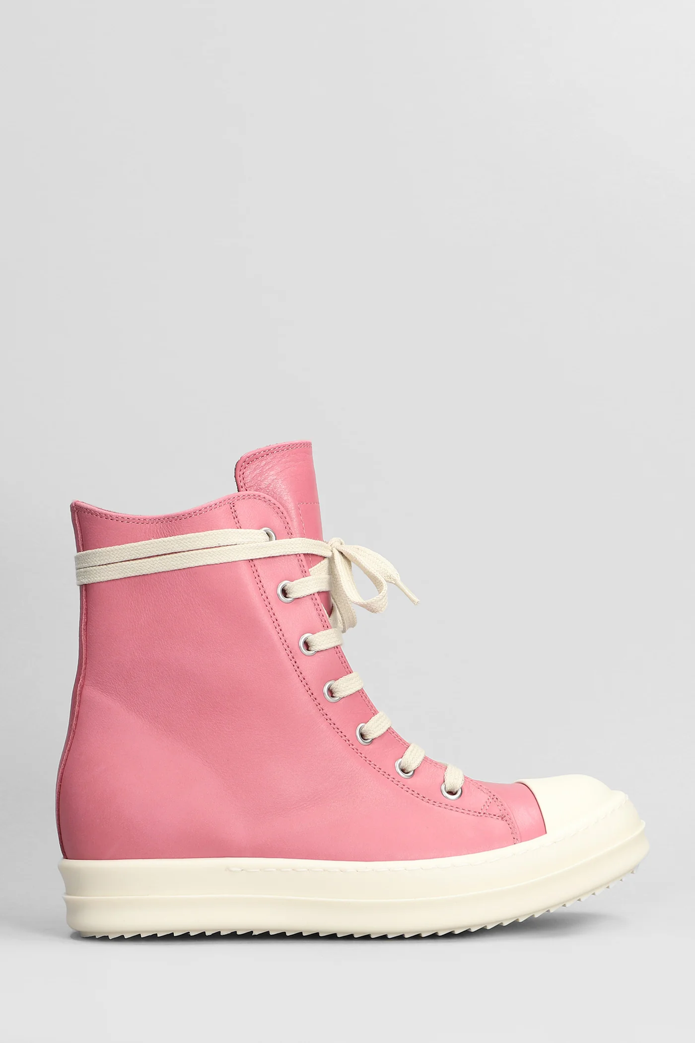 Sneakers Sneakers in rose-pink leather - Image 36