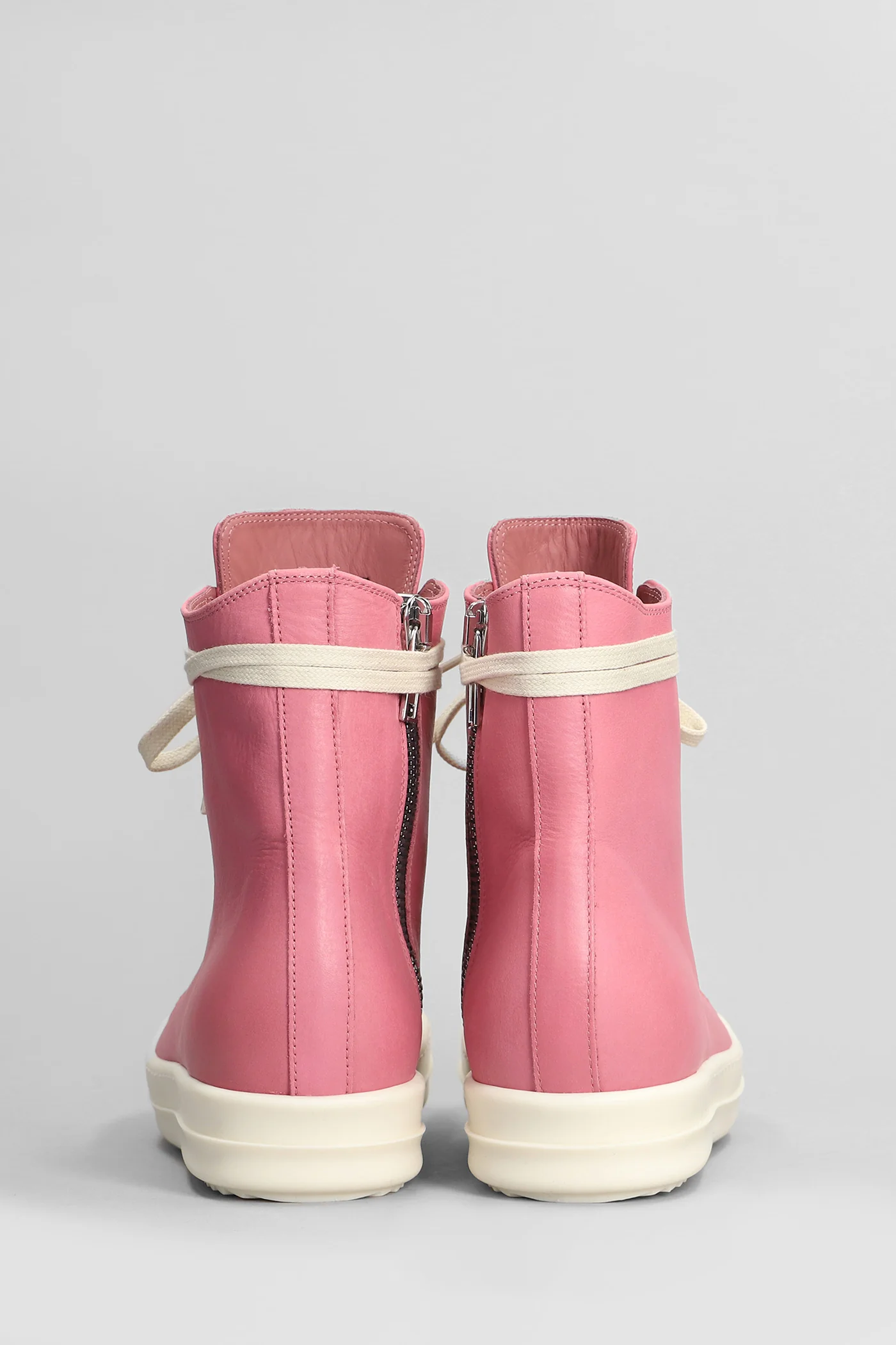 Sneakers Sneakers in rose-pink leather - Image 49