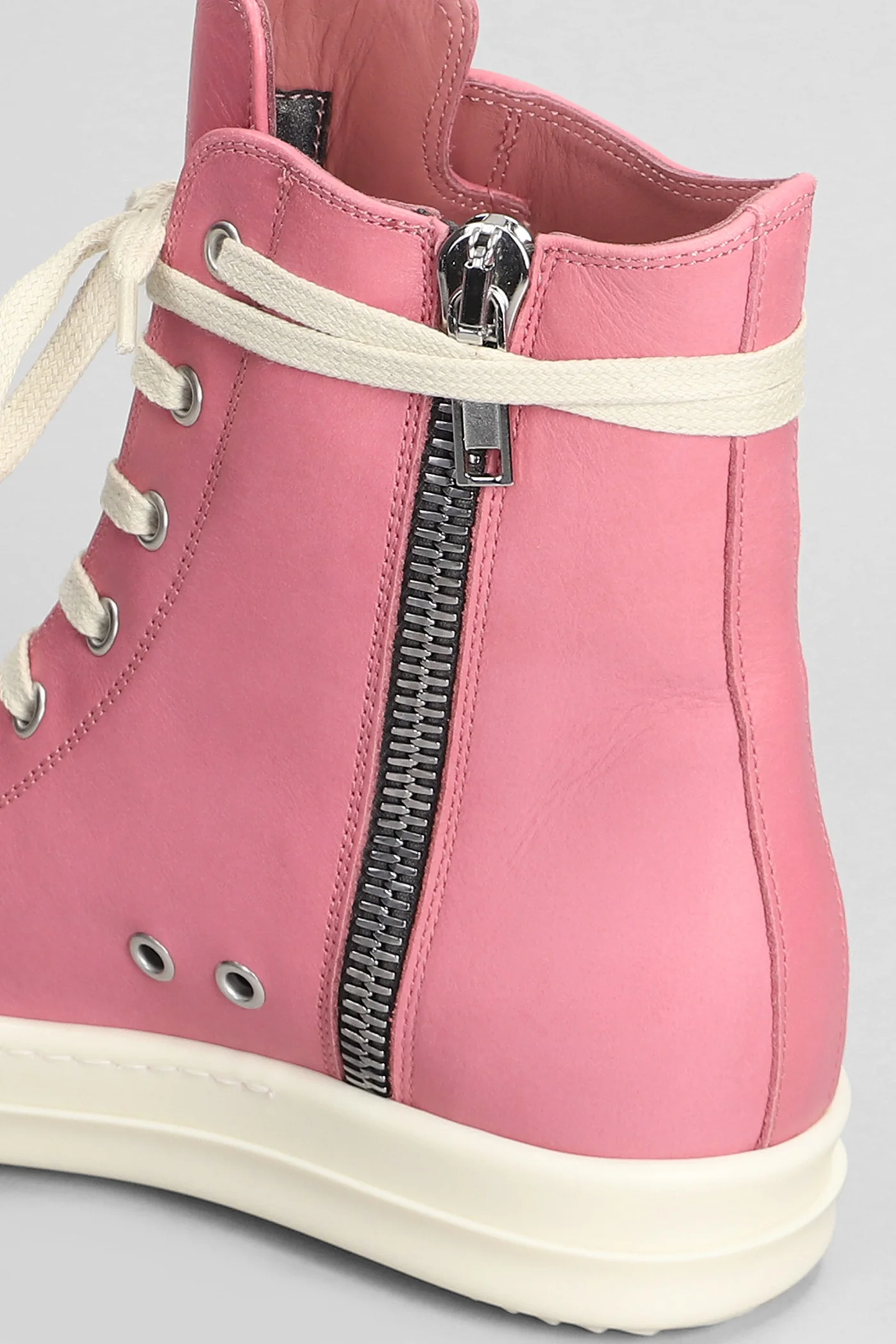 Sneakers Sneakers in rose-pink leather - Image 5
