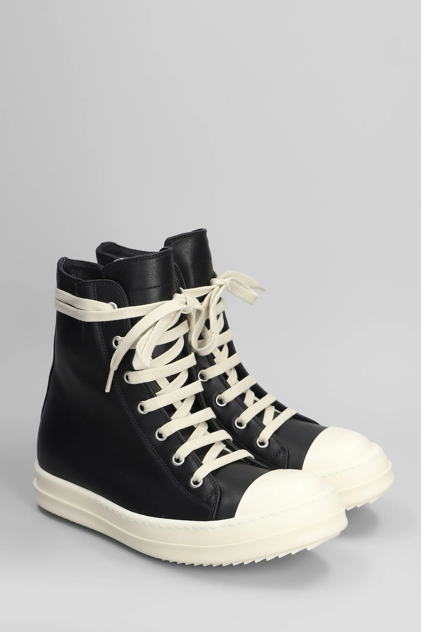 Sneaks Sneakers in black leather - Image 2