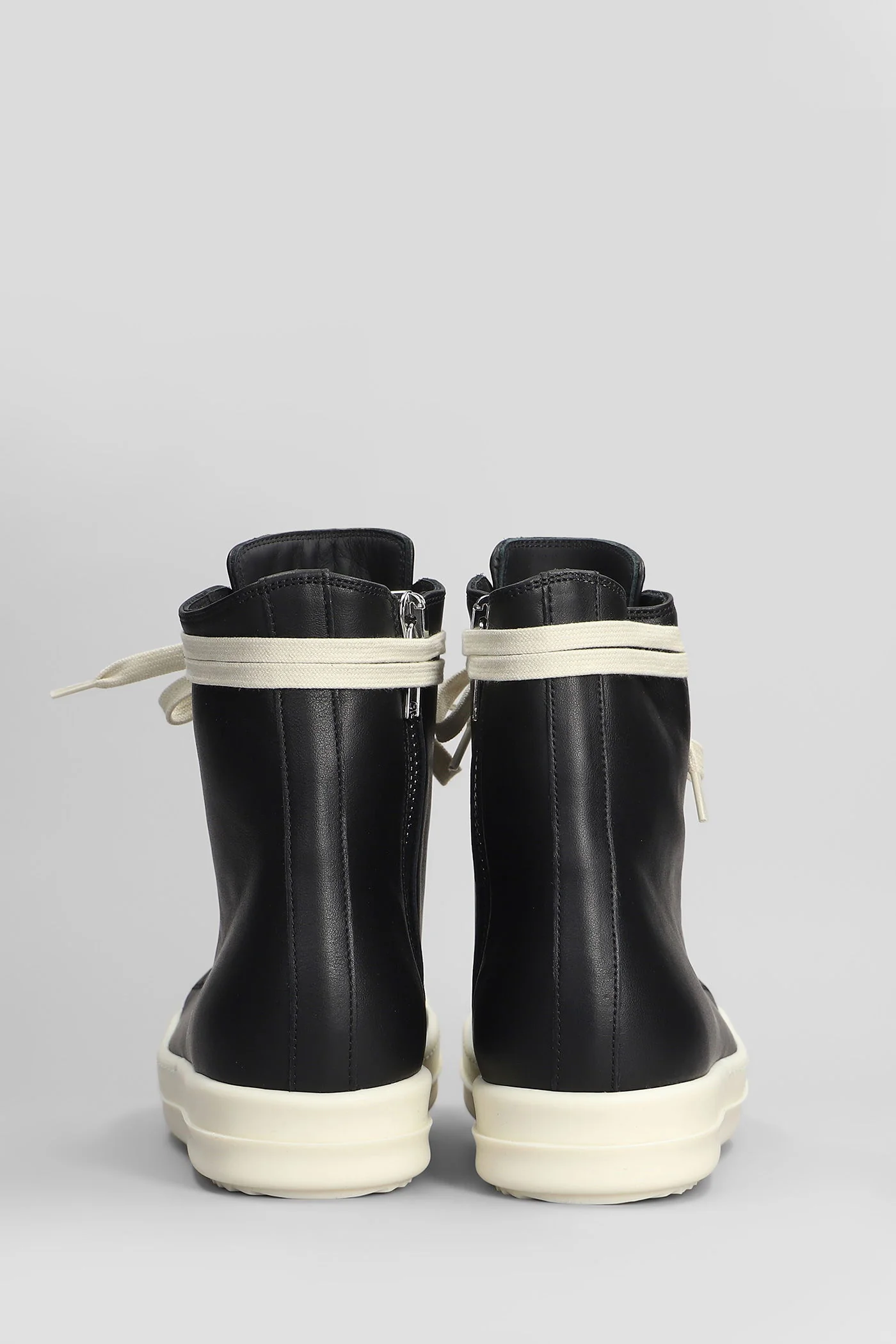 Sneaks Sneakers in black leather - Image 4
