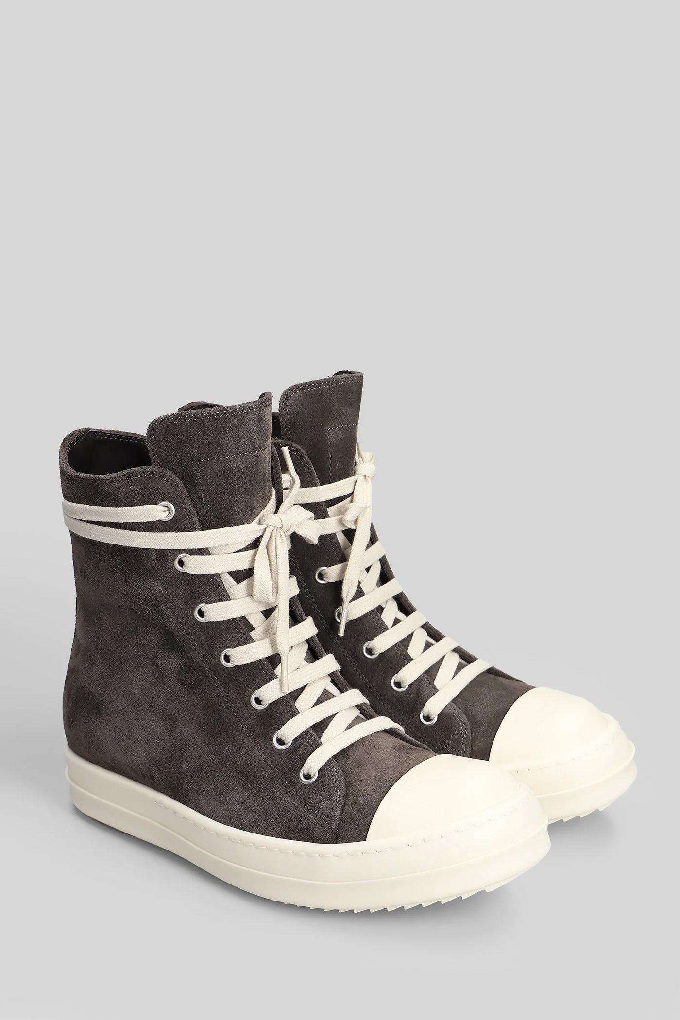 Sneaks Sneakers in grey suede - Image 2