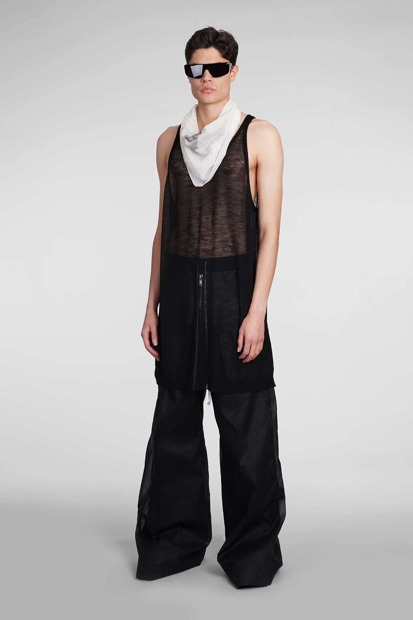 Tank tank Top in black wool - Image 2