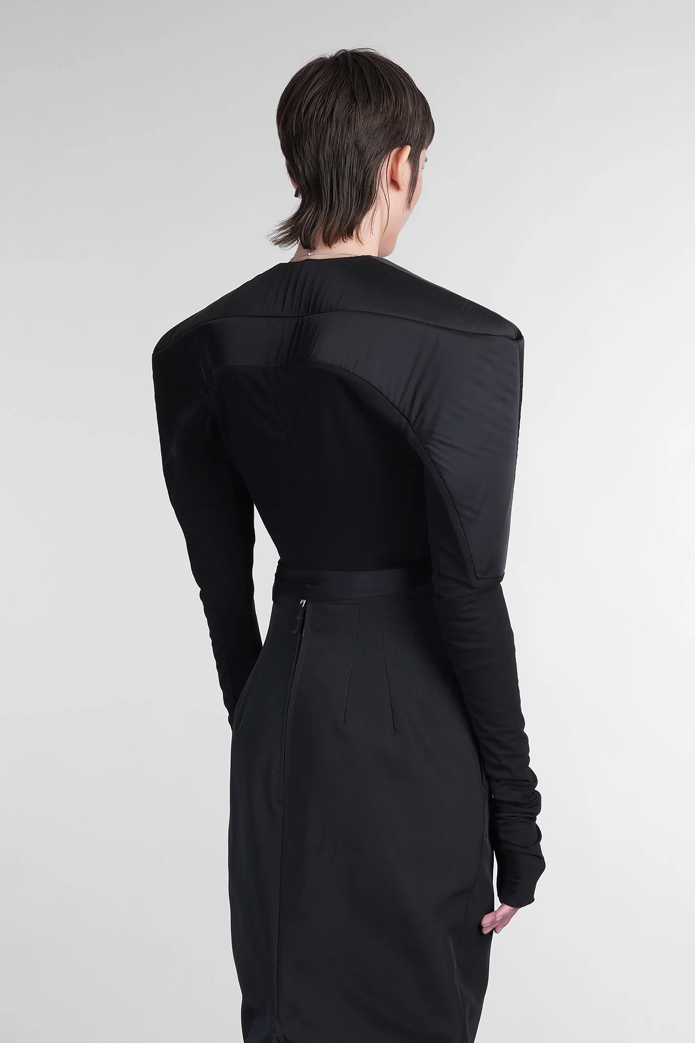 Tight top Topwear in black acetate - Image 3