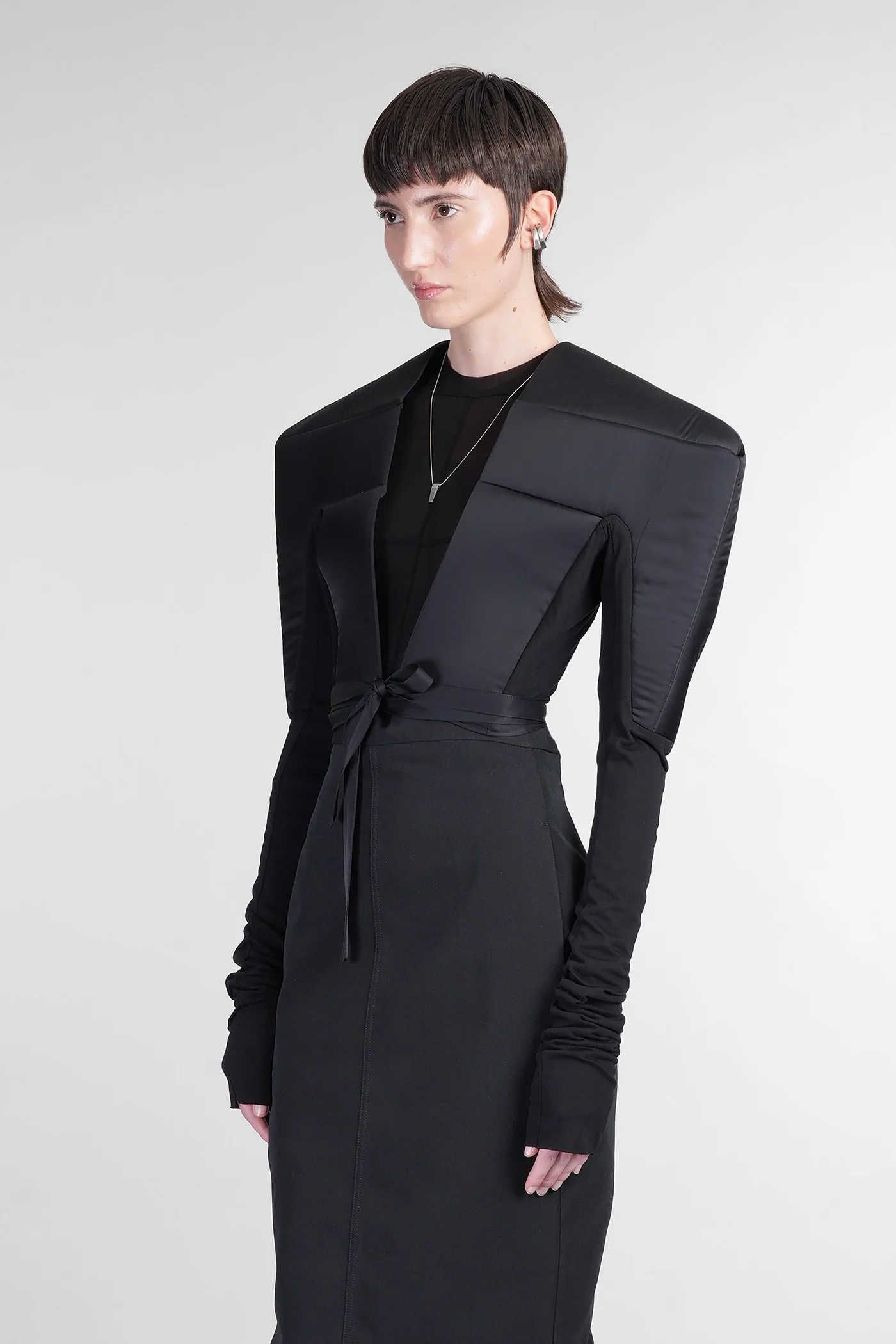 Tight top Topwear in black acetate - Image 4