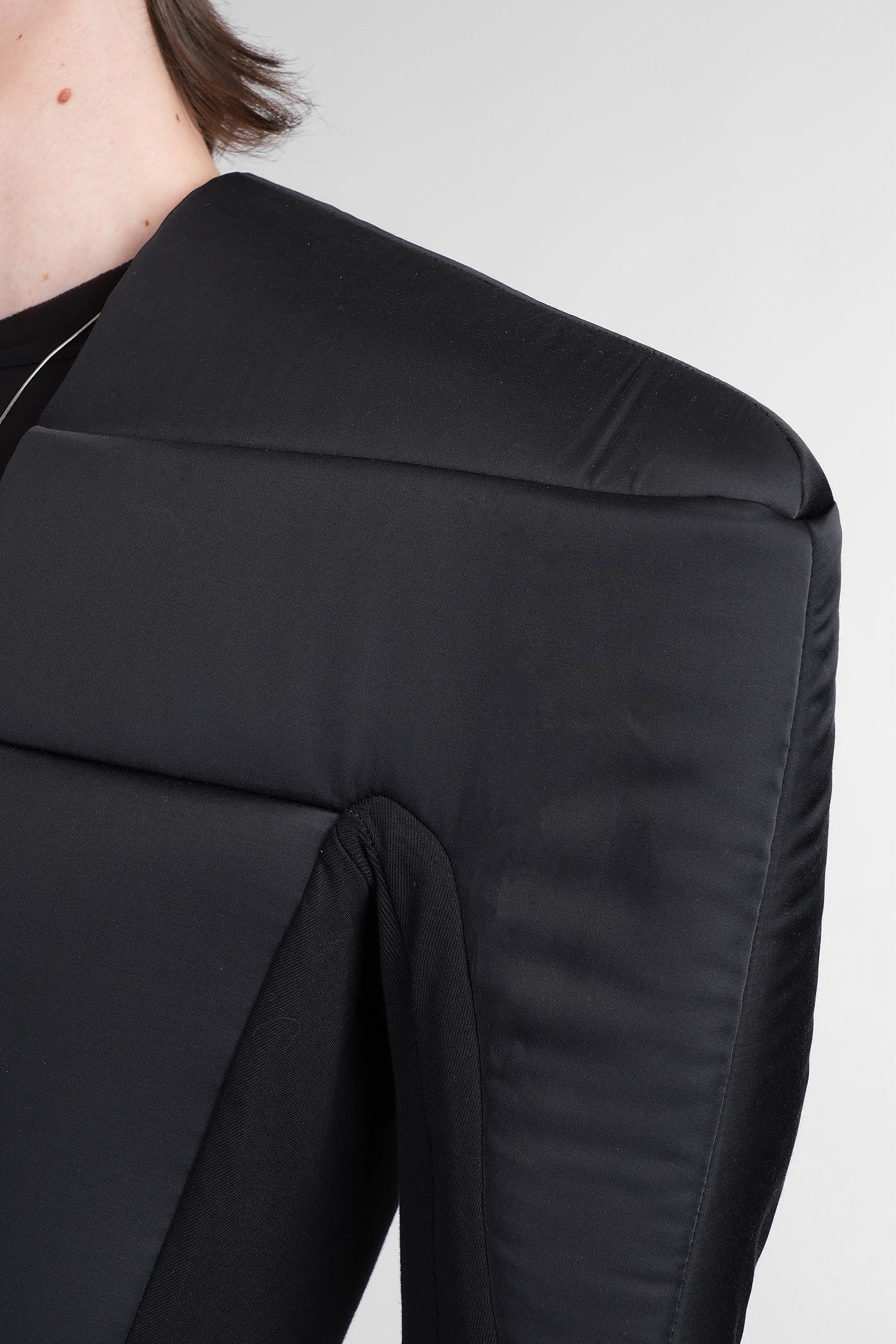 Tight top Topwear in black acetate - Image 5