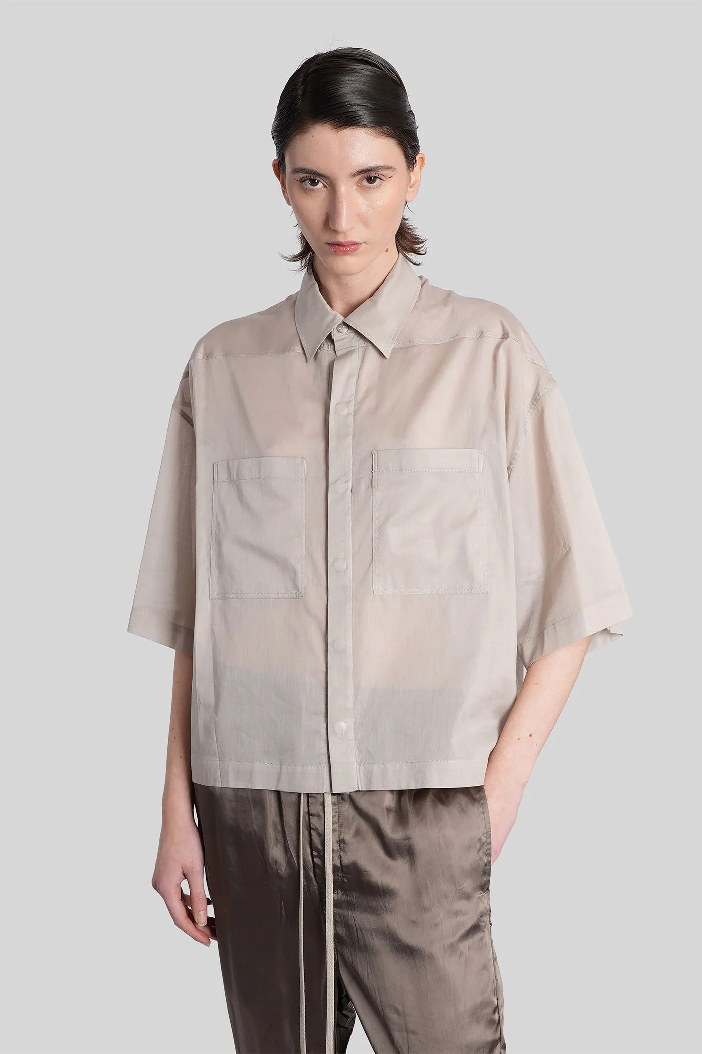 Tommy shirt Shirt in grey cotton