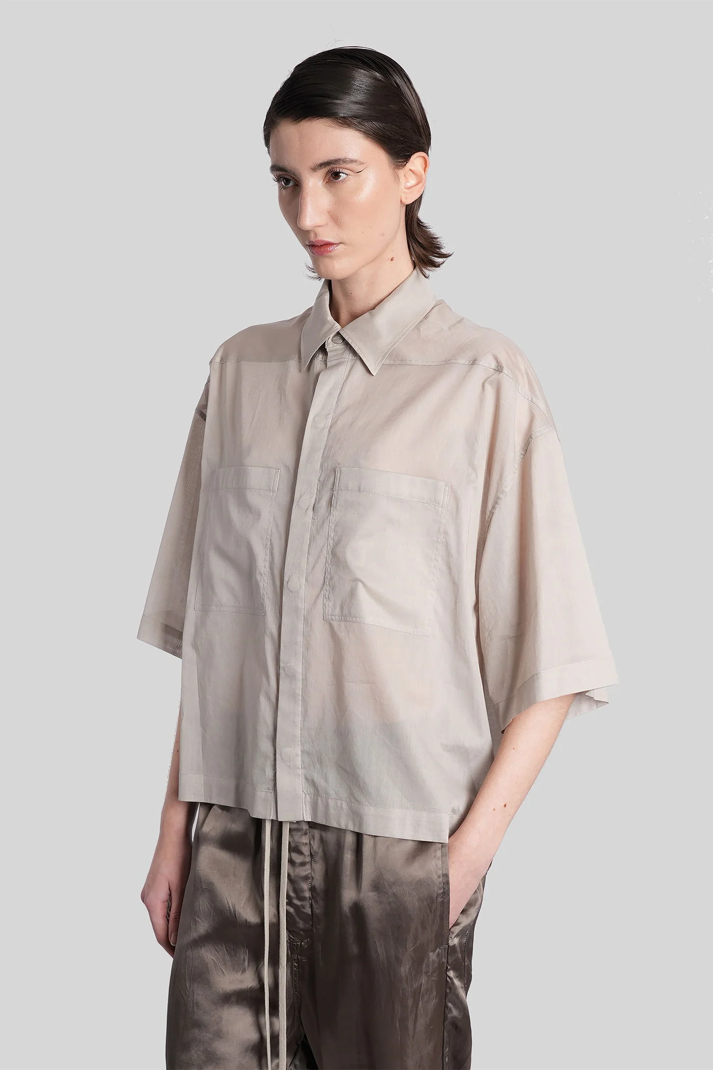 Tommy shirt Shirt in grey cotton - Image 4