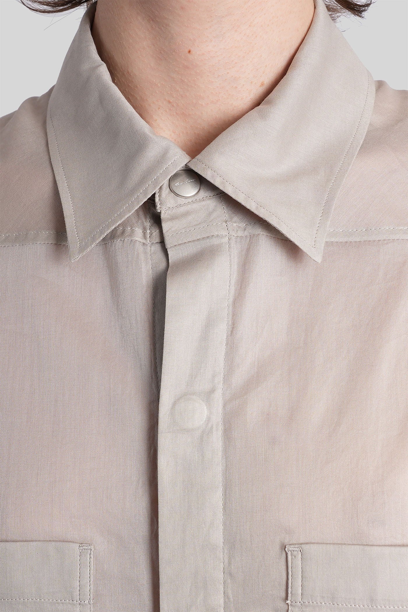 Tommy shirt Shirt in grey cotton - Image 5