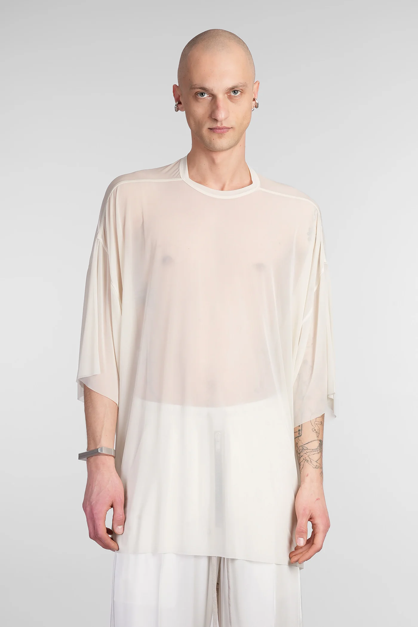 Tommy t T-Shirt in beige polyamide polyester