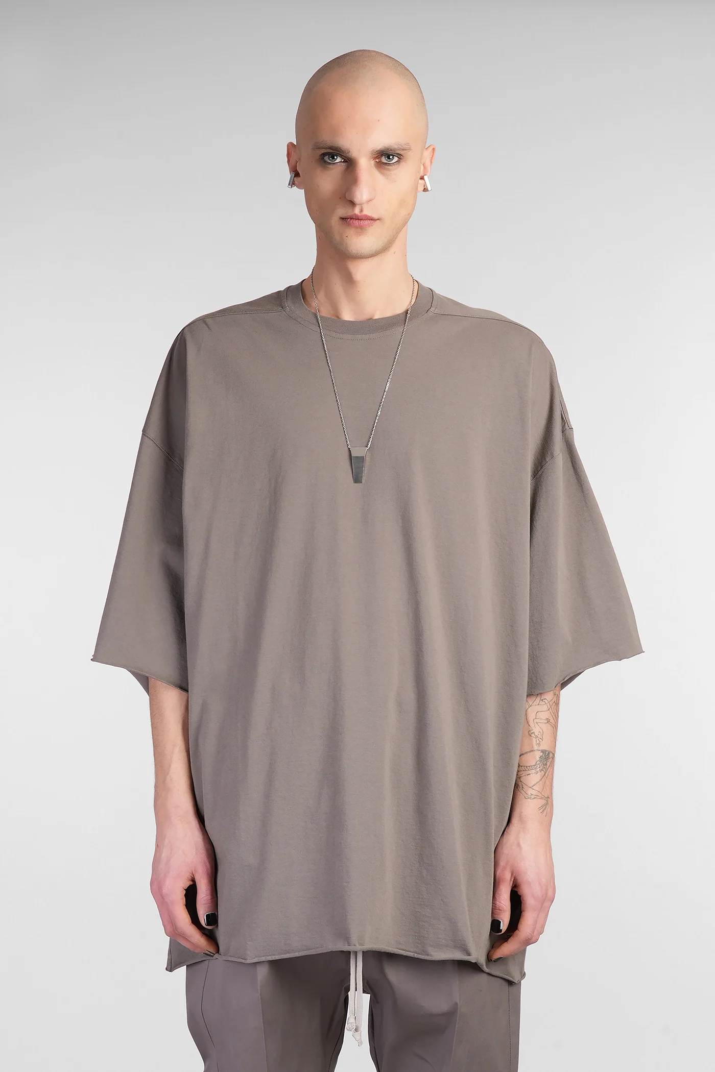 Tommy t T-Shirt in grey cotton