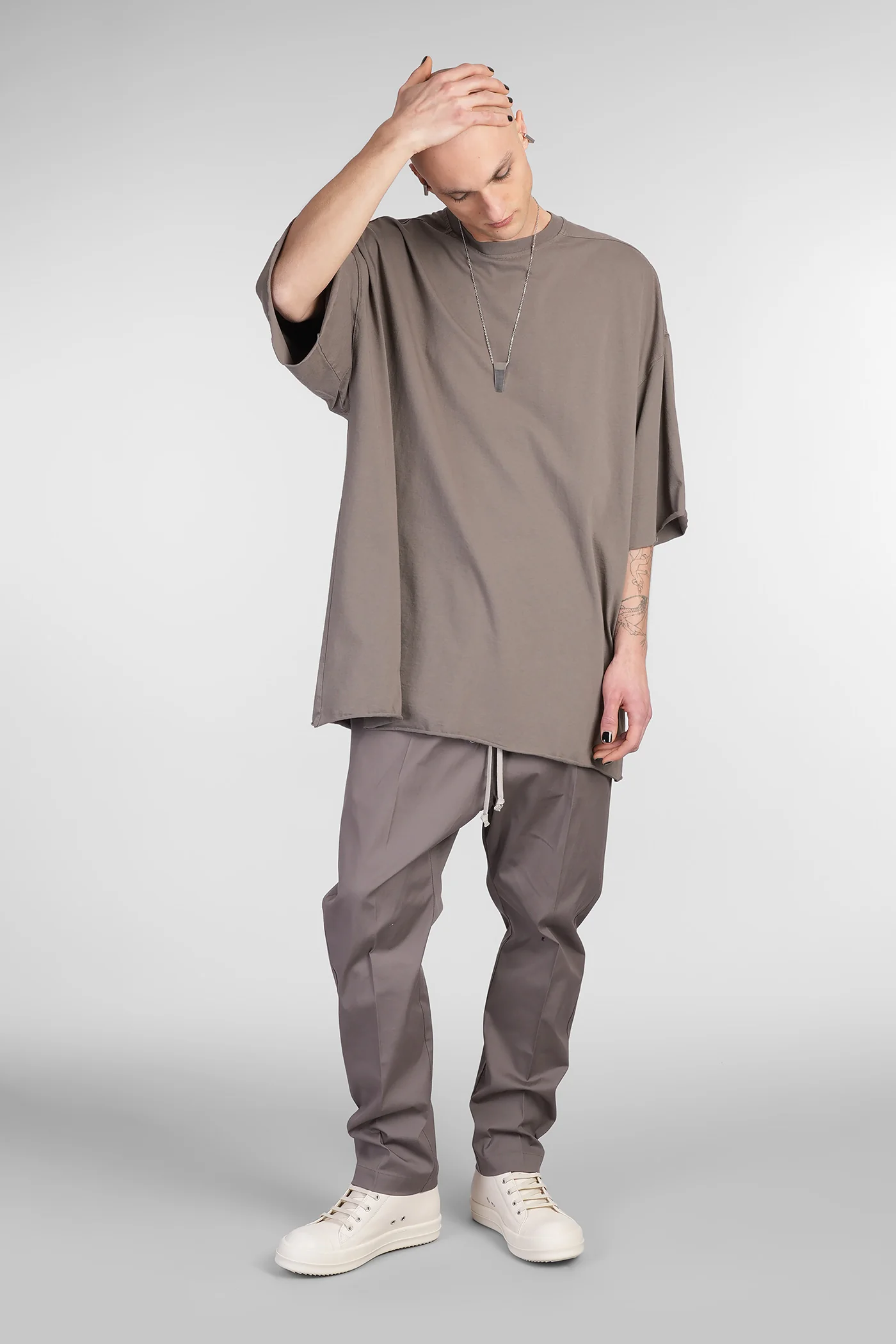 Tommy t T-Shirt in grey cotton - Image 2