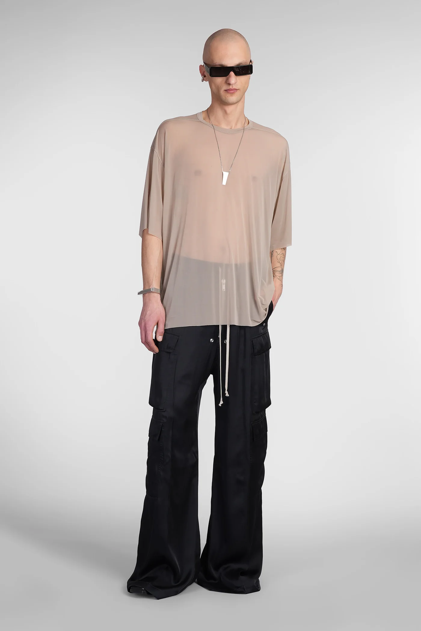Tommy t T-Shirt in taupe polyamide polyester - Image 2