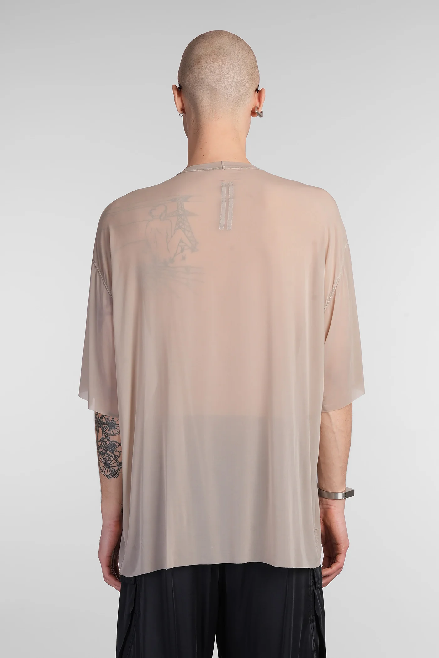 Tommy t T-Shirt in taupe polyamide polyester - Image 3